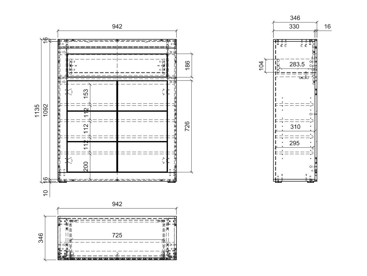 Set za hodnik Ophtola 106