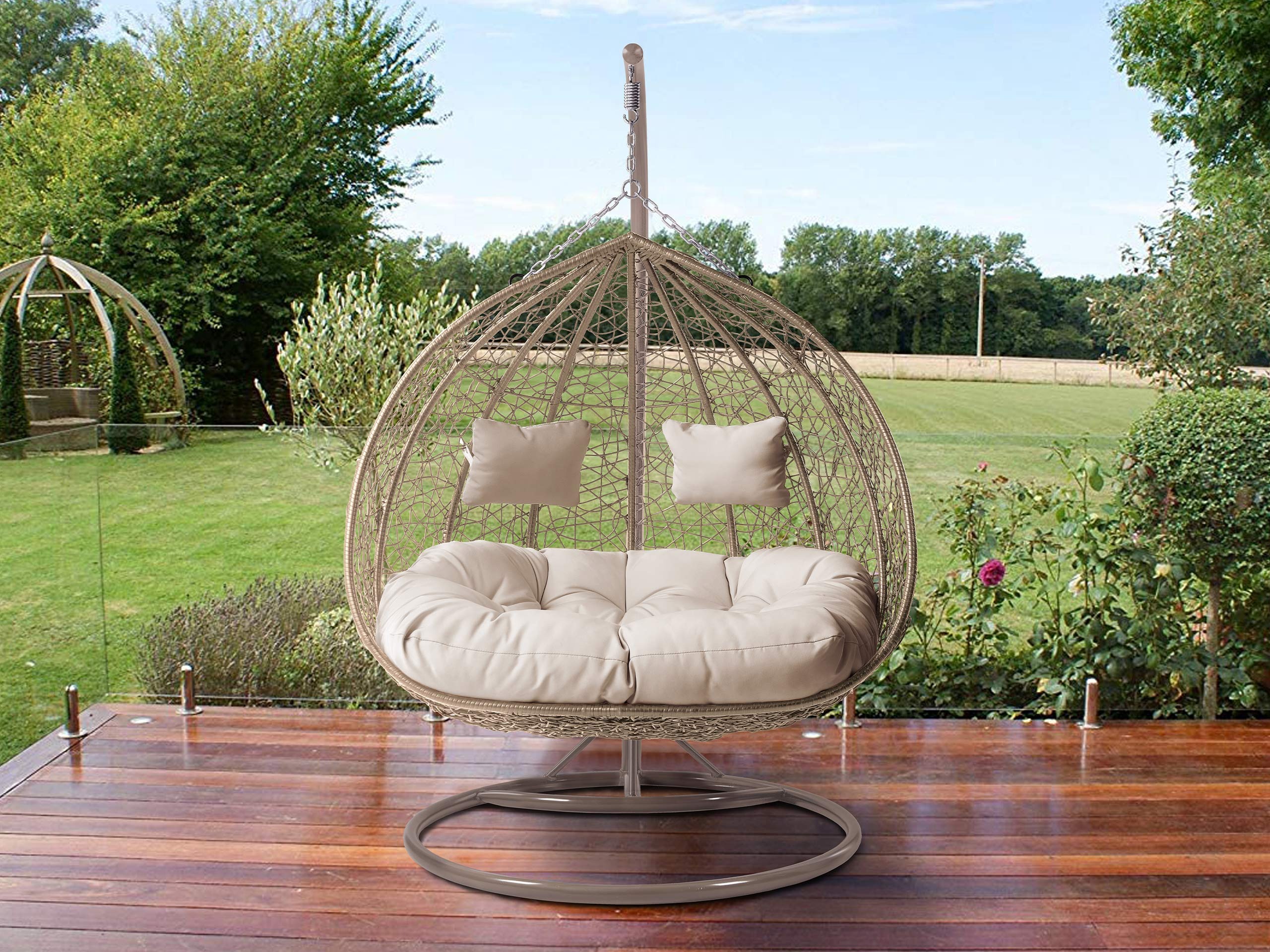 Viseća stolica Comfivo Audos (Bež)