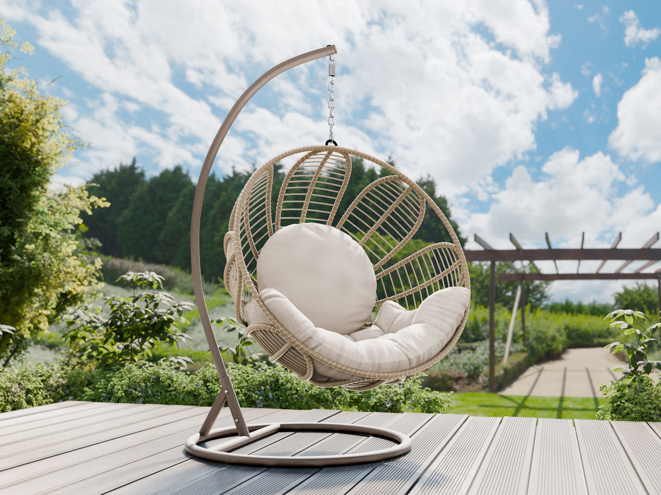 Viseća stolica Comfivo Ingenium (Bež)