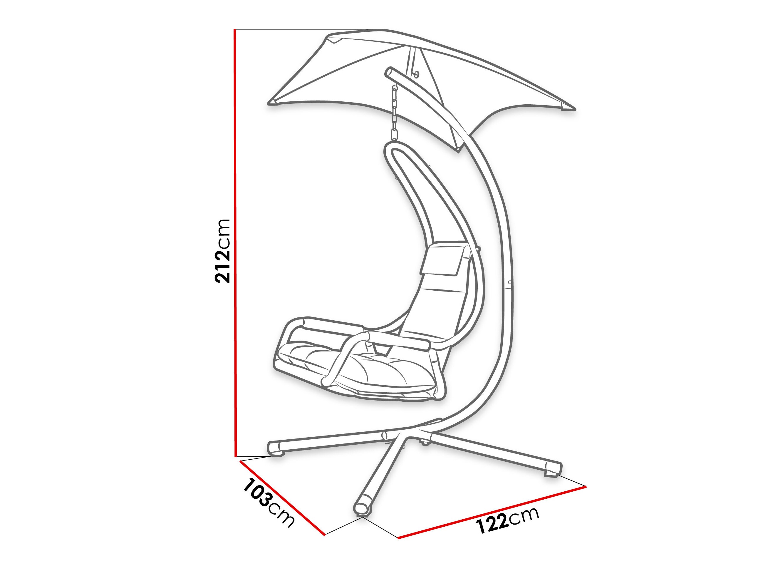 Viseća stolica Comfivo 318