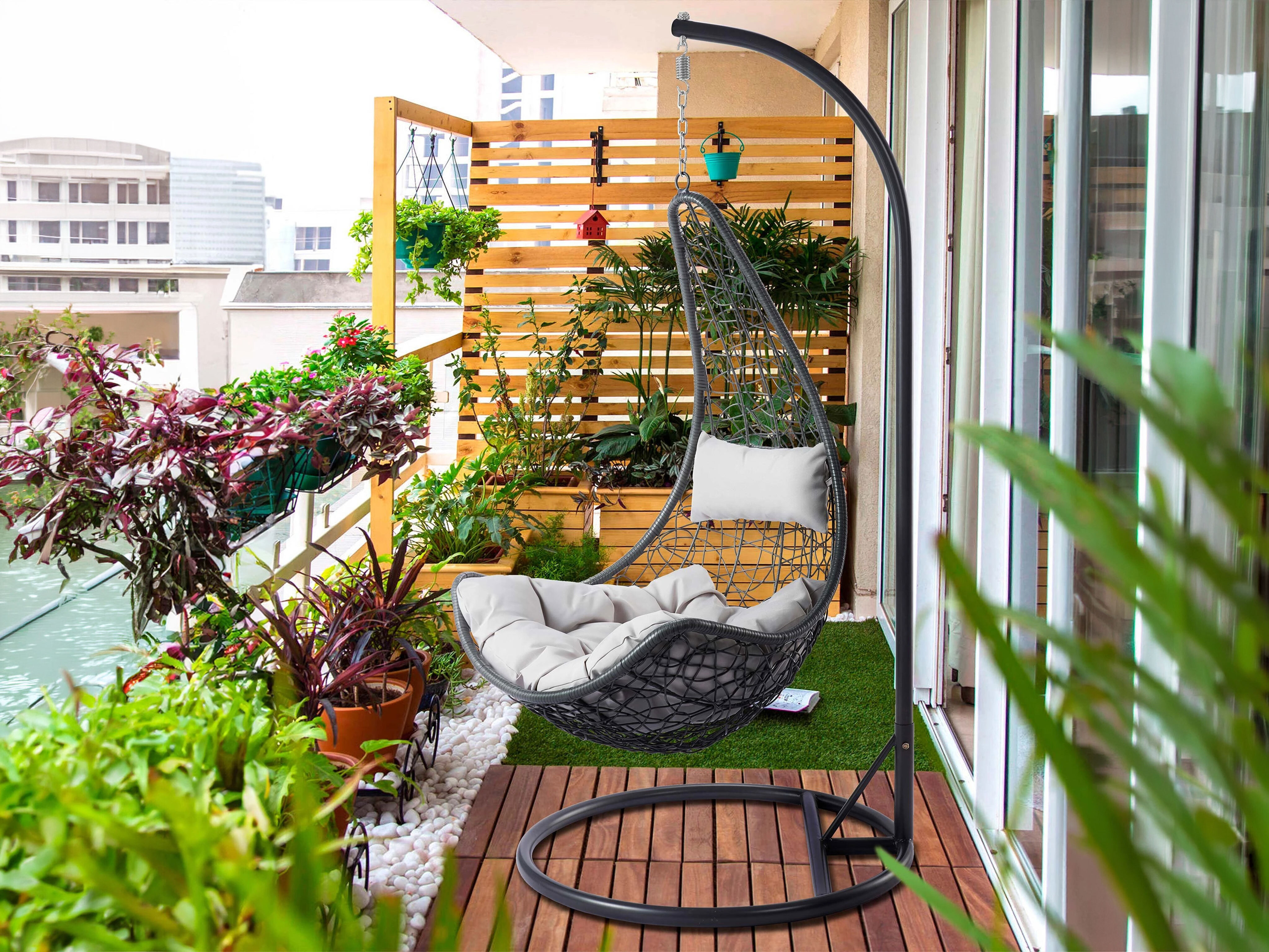 Viseća stolica Comfivo Figae (Siva)