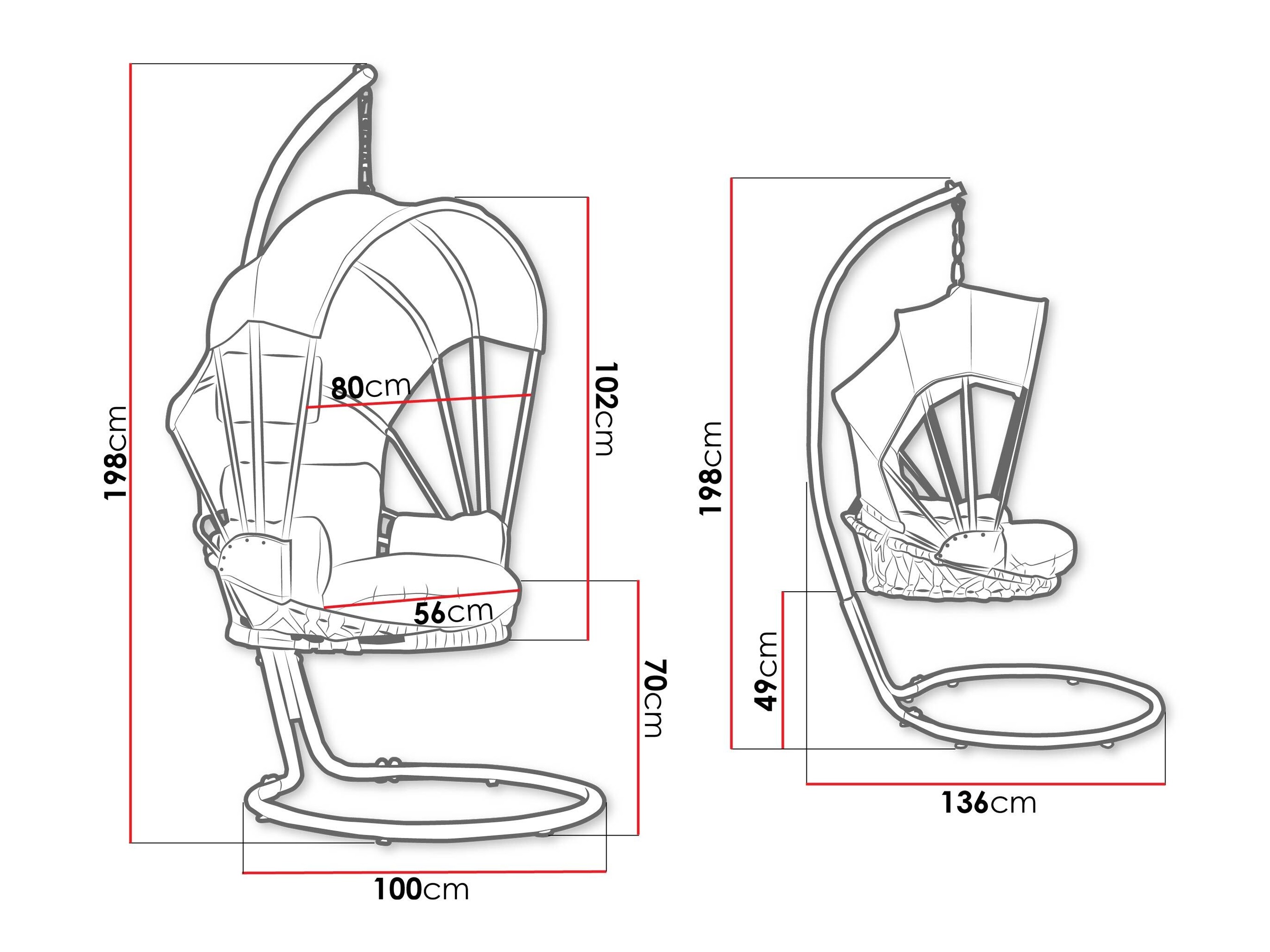 Viseća stolica Comfivo Myrtus I