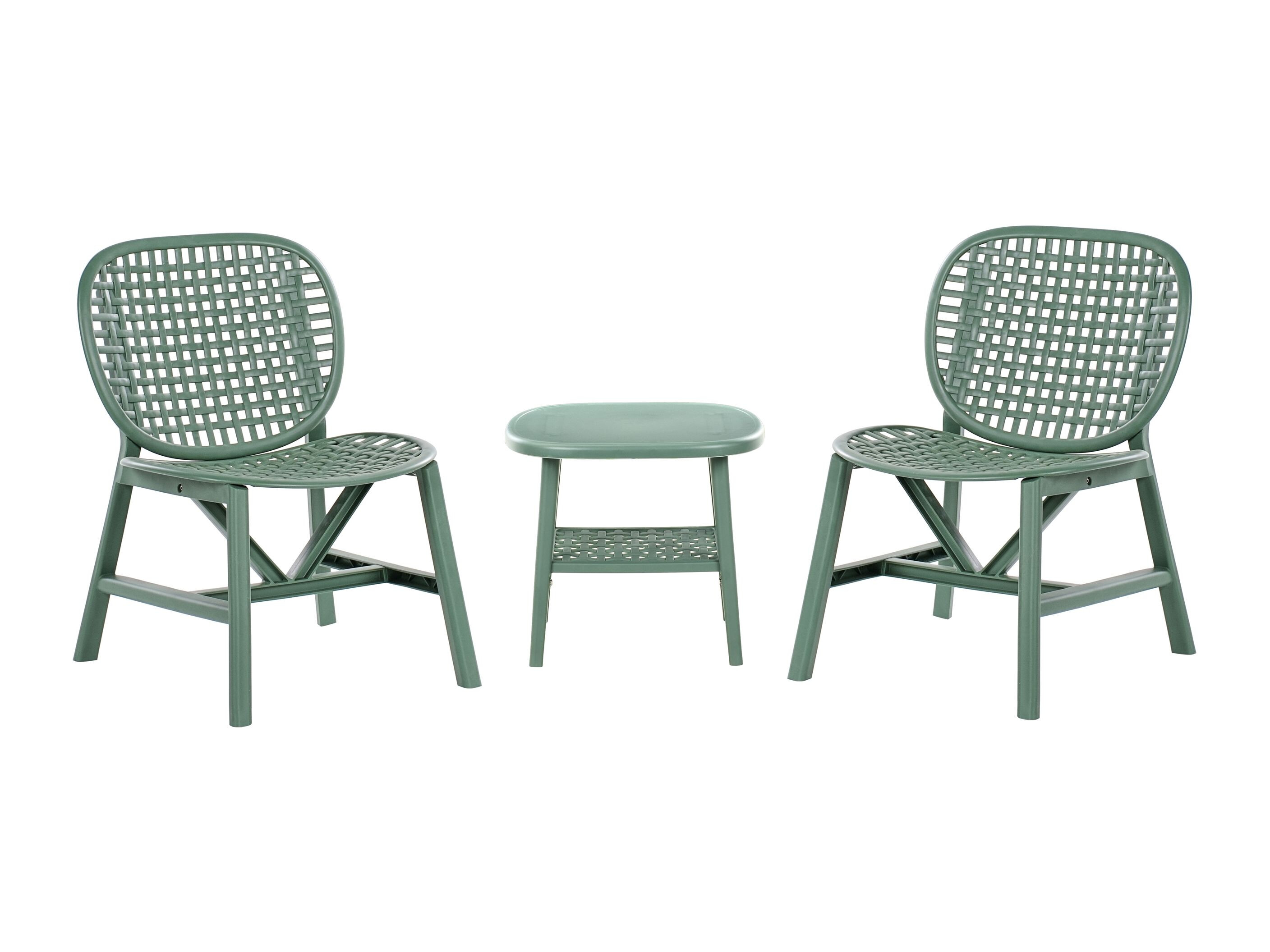 Balkonska garnitura Berwyn 3236 (Zelena)