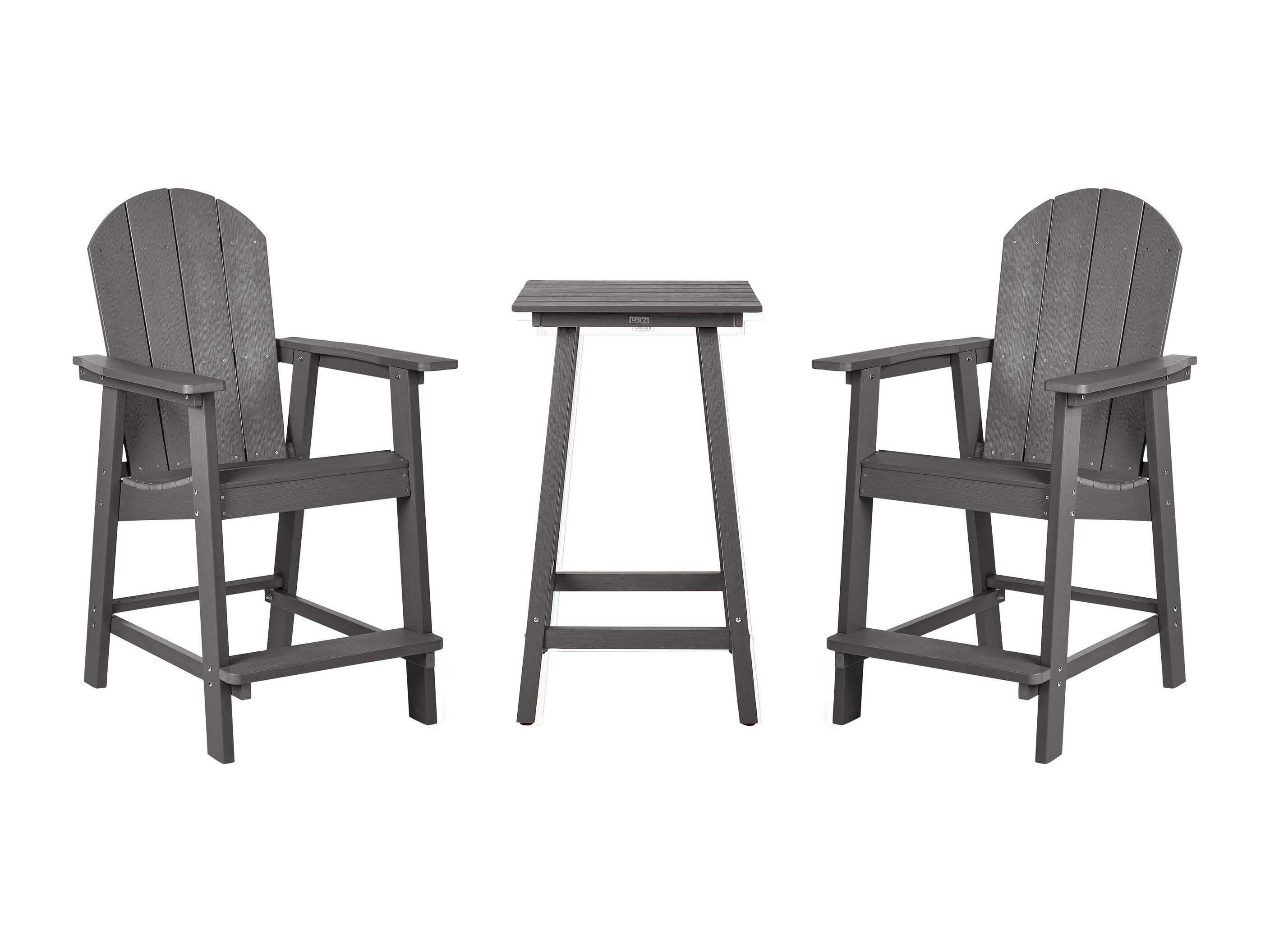 Balkonska garnitura Berwyn 3249 (Tamno siva)