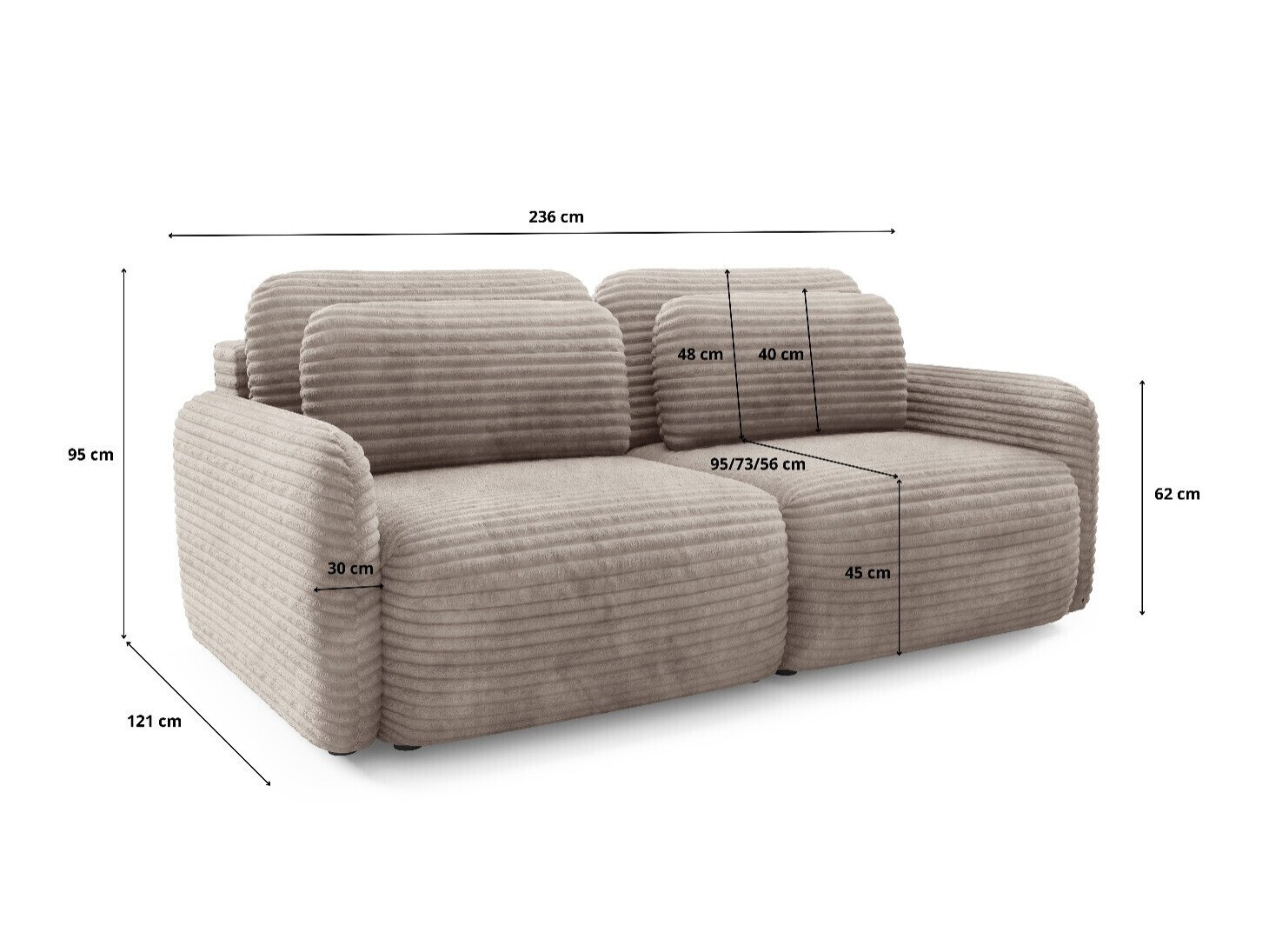 Kauč na razvlačenje Franklin 216 (Ambience 1)