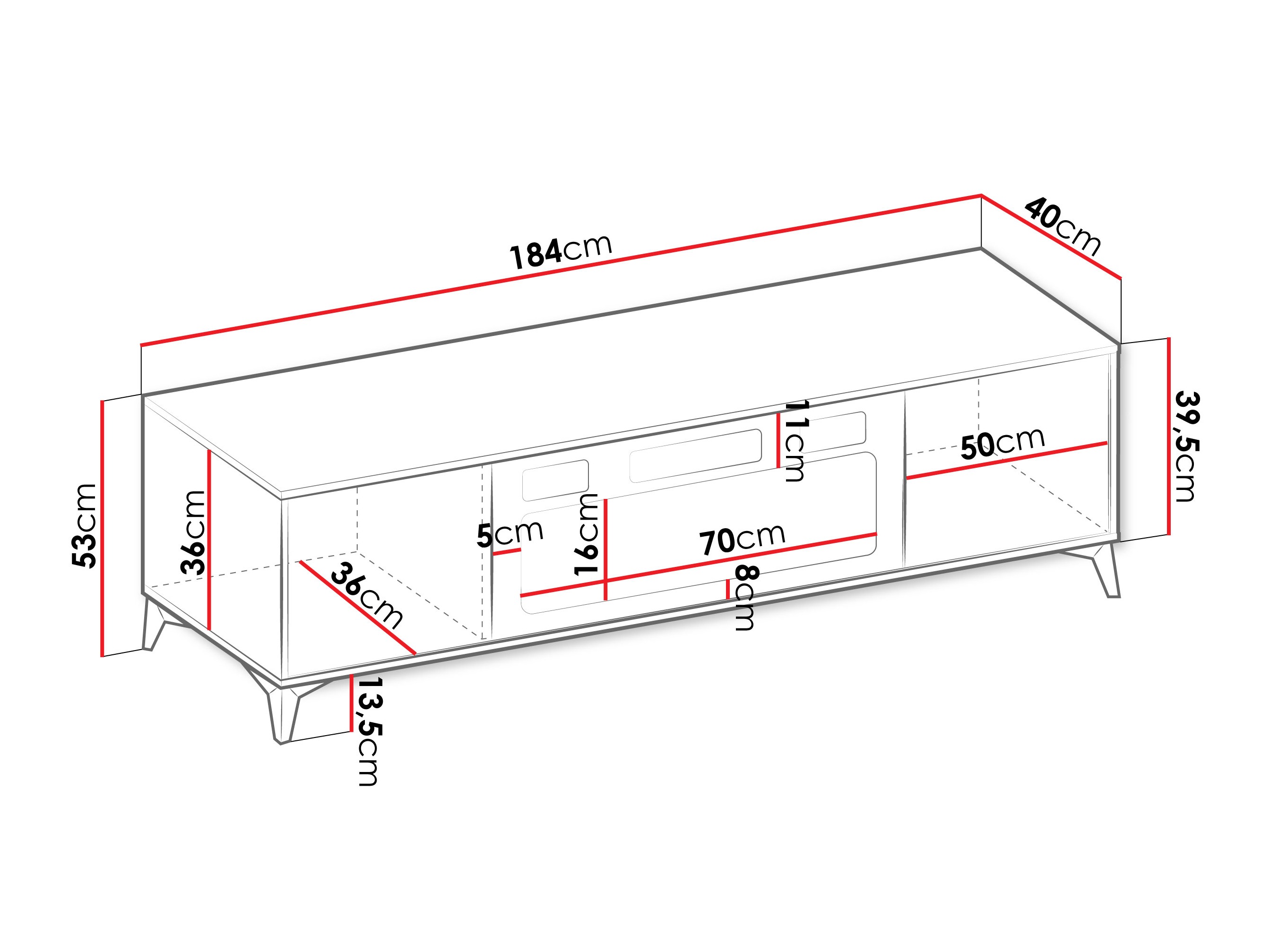 TV stol Comfivo Citrus II