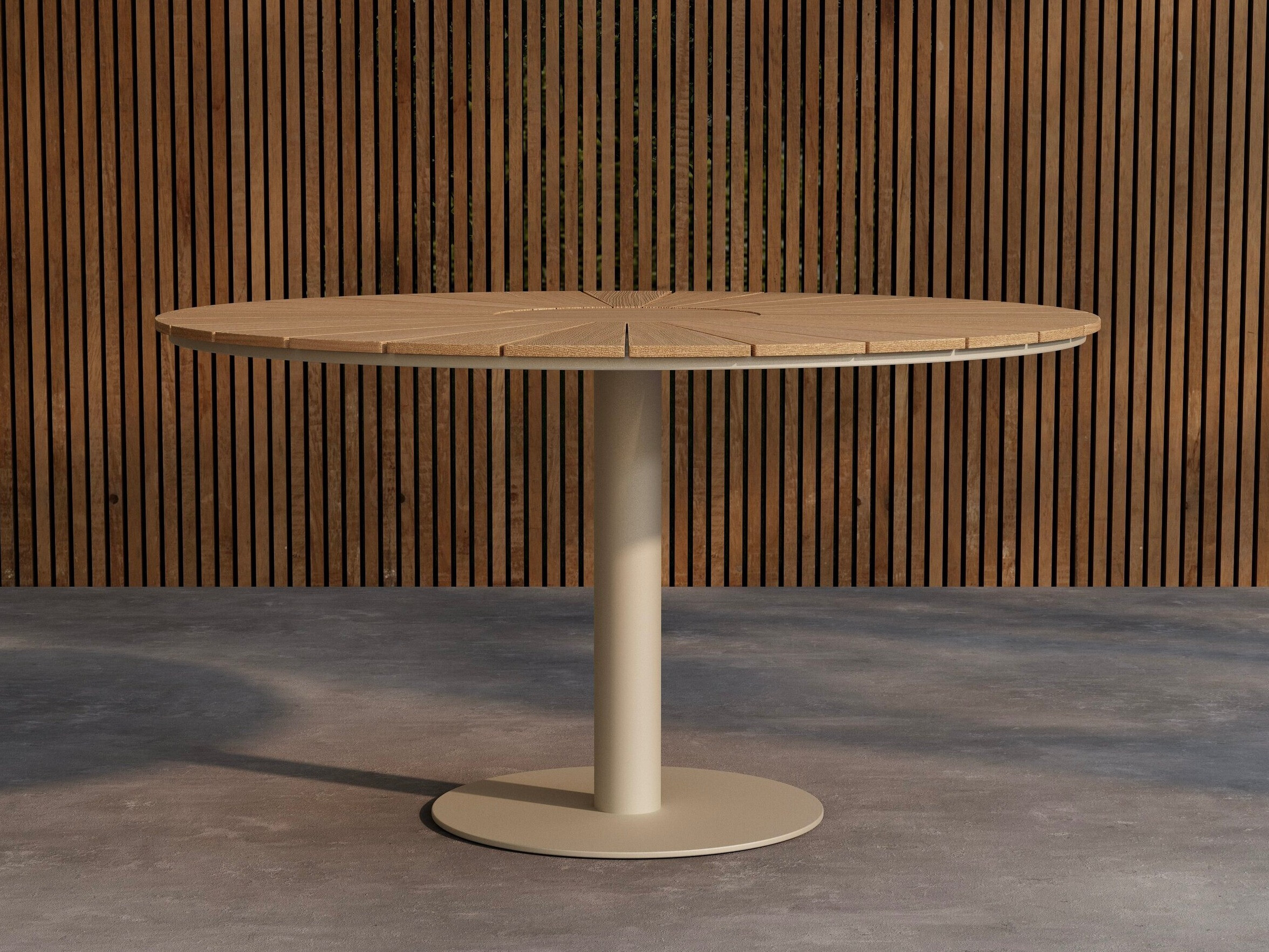 Vrtni stol Dallas 5166 (Bež + Tikovina)