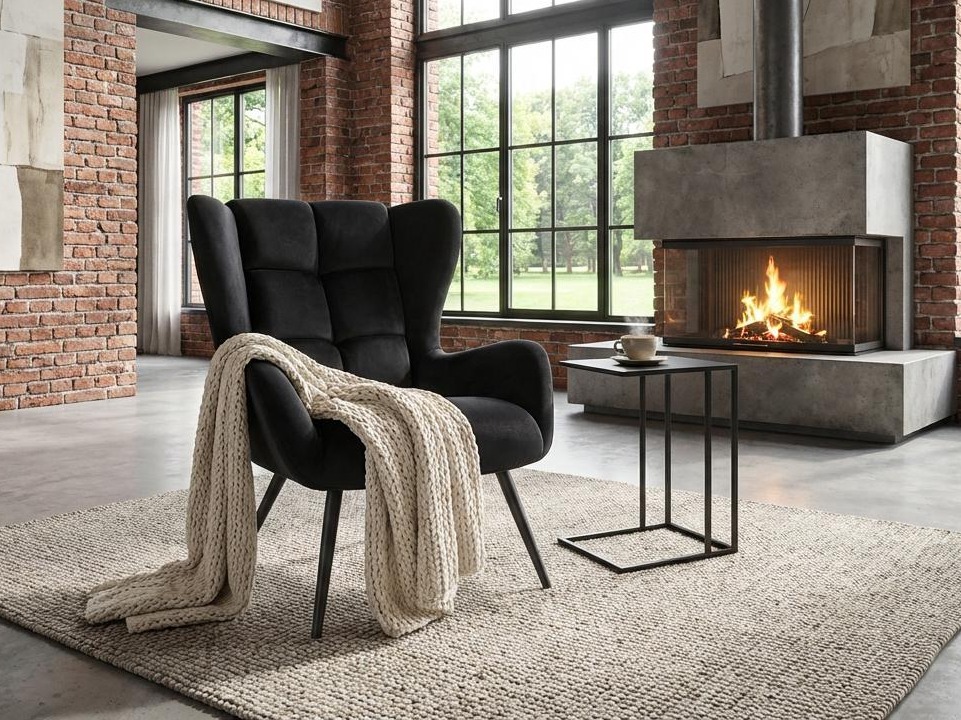 Fotelja Detroit 701 (Crna)