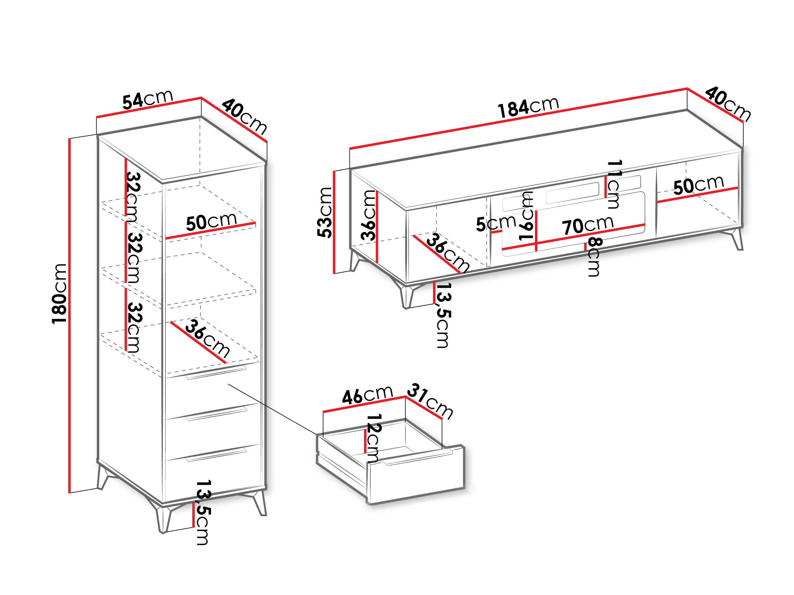 Set za dnevni boravak Comfivo Citrus V