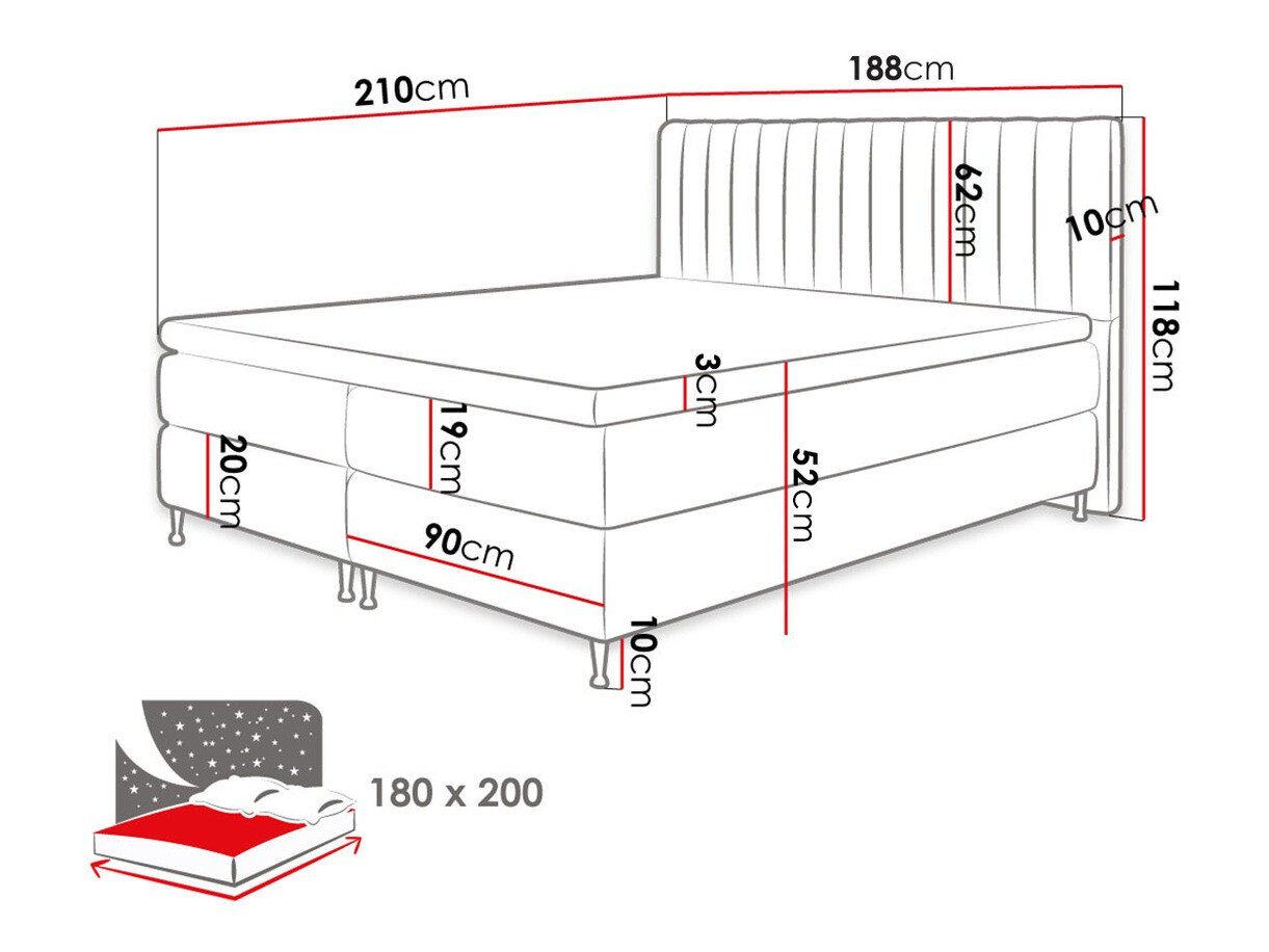 Boxspring krevet SC10074