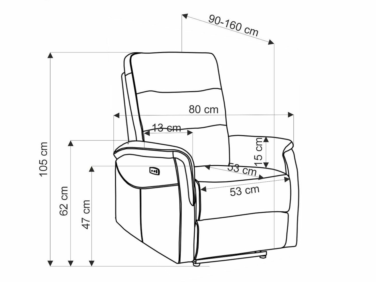 Podesiva fotelja SC10071