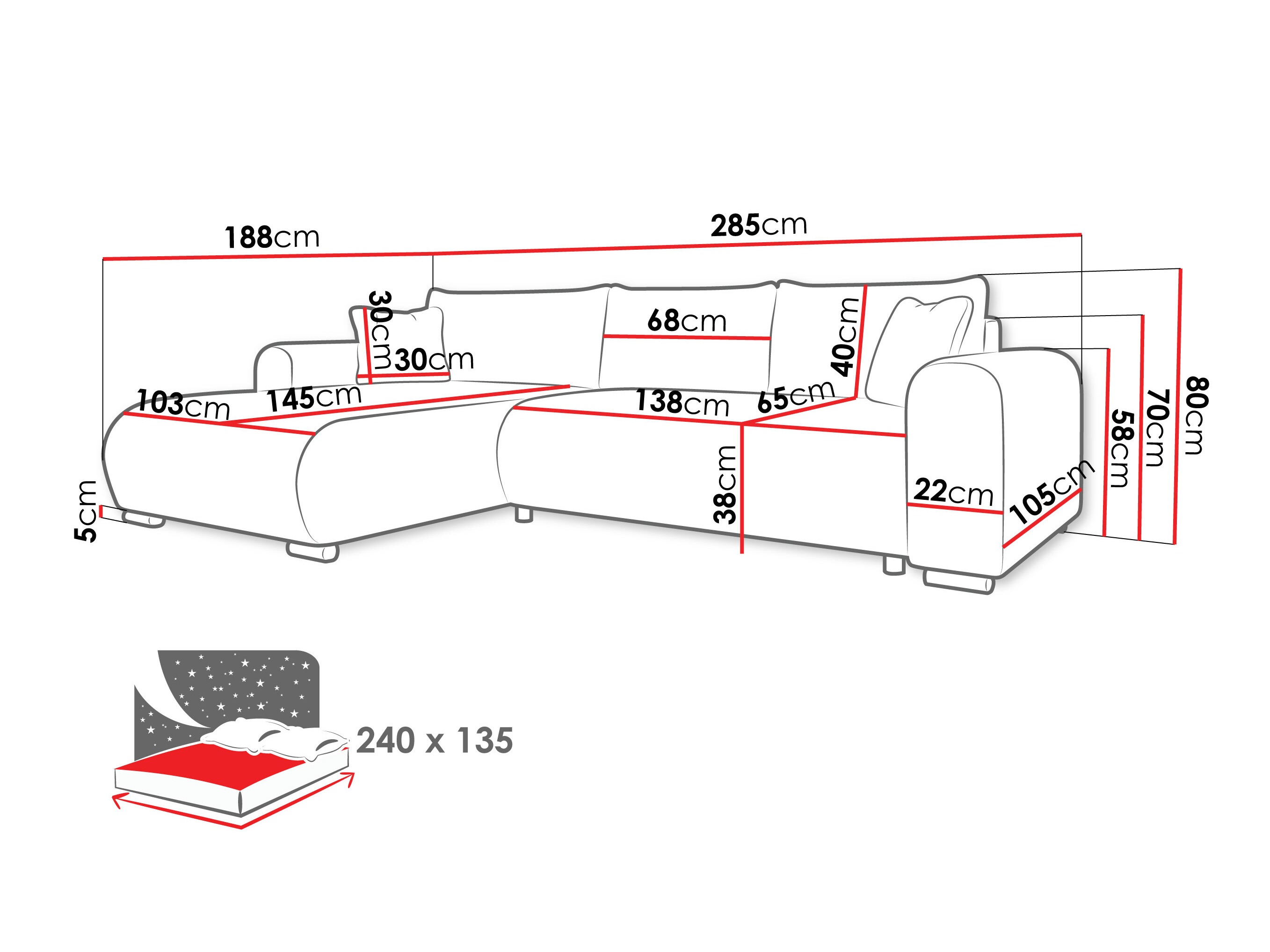 Kutna garnitura Comfivo Consors (Poso 110)