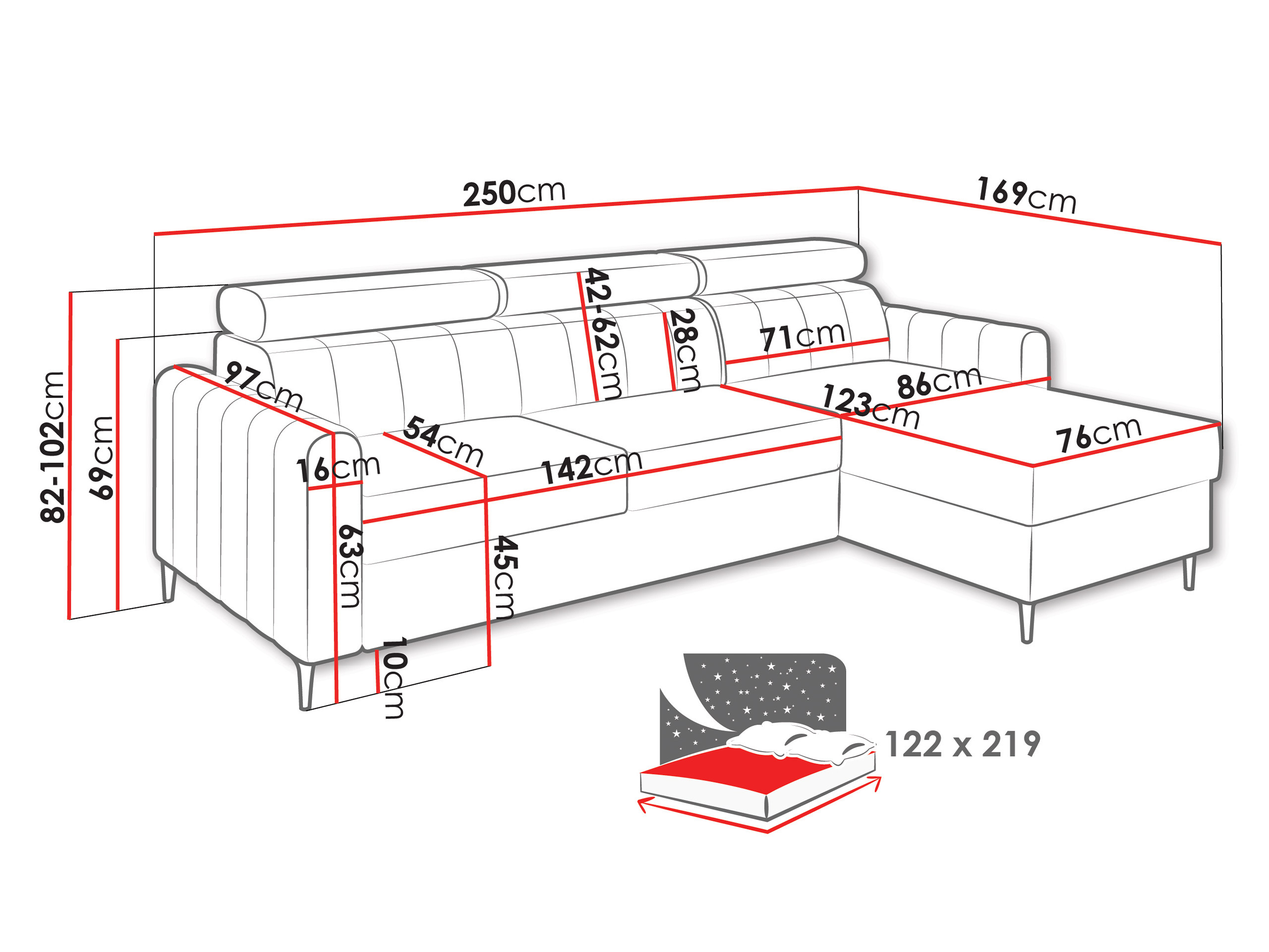 Kutna garnitura Stonecrest 111 (Cruz 35)