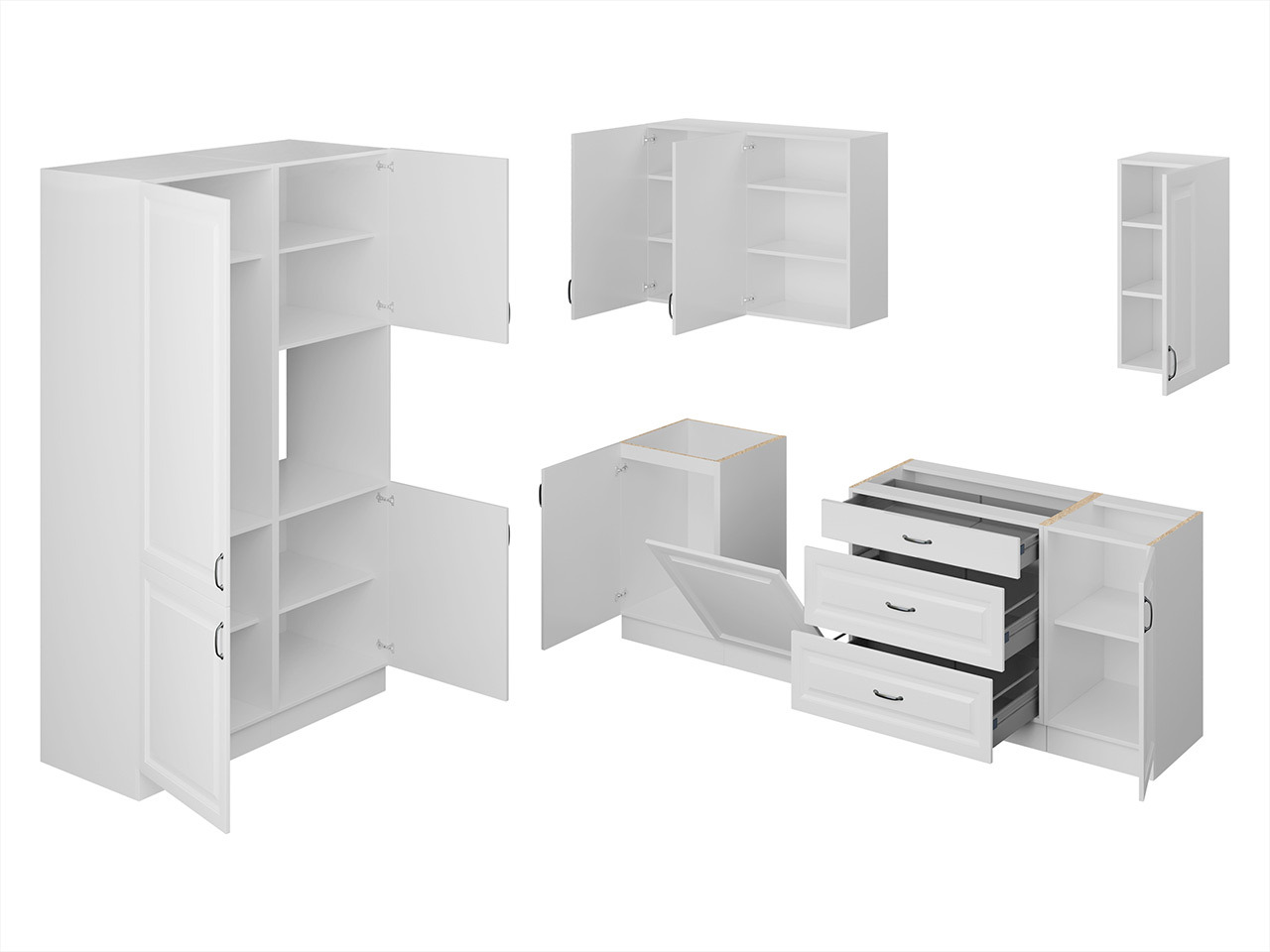 Modularan kuhinjski set Retro White 149