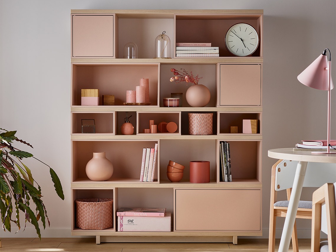 Polica Valdosta 107 (Ružičasta + Bagrem)