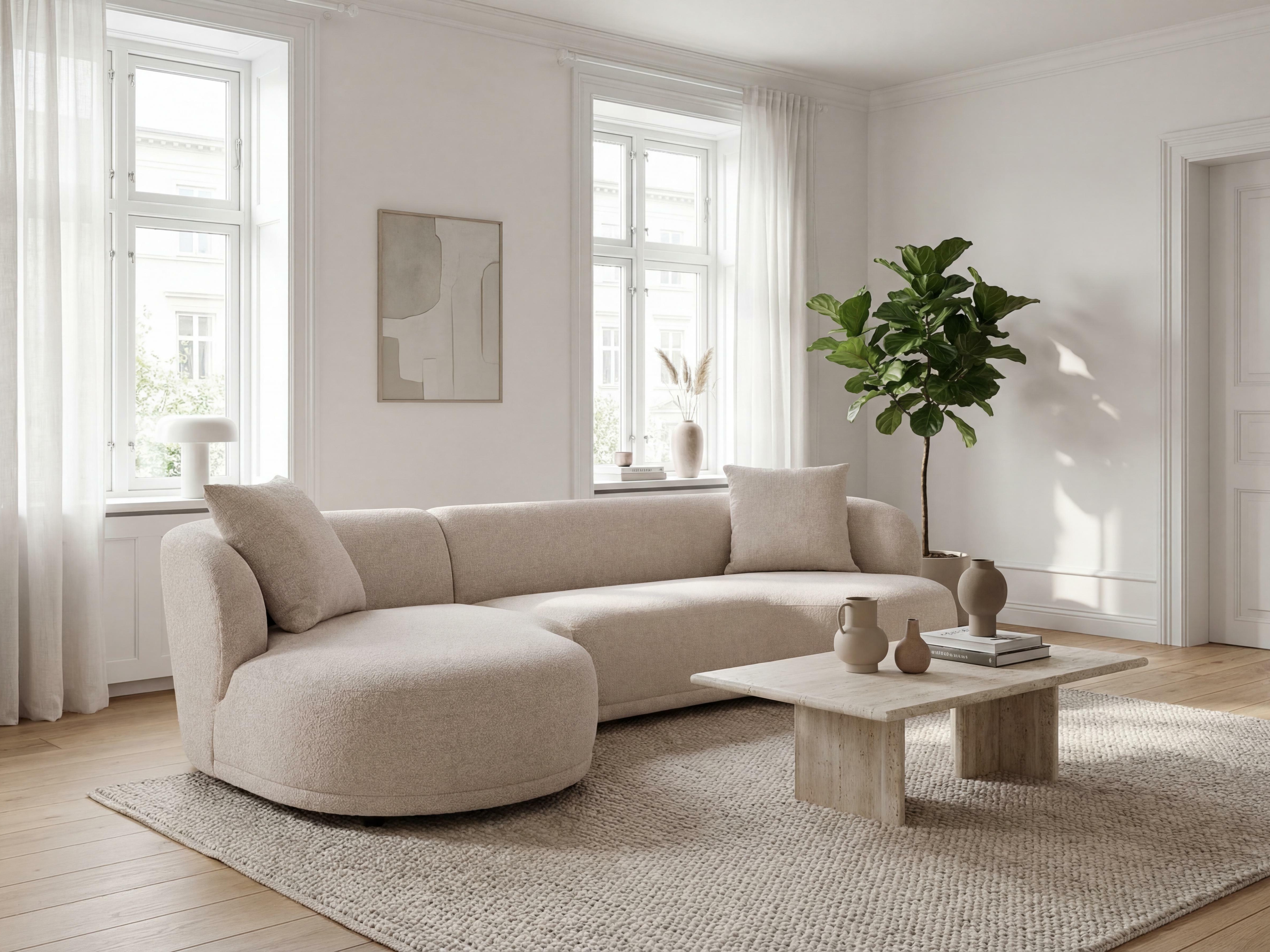 Kutna garnitura Brea 214 (Bež)