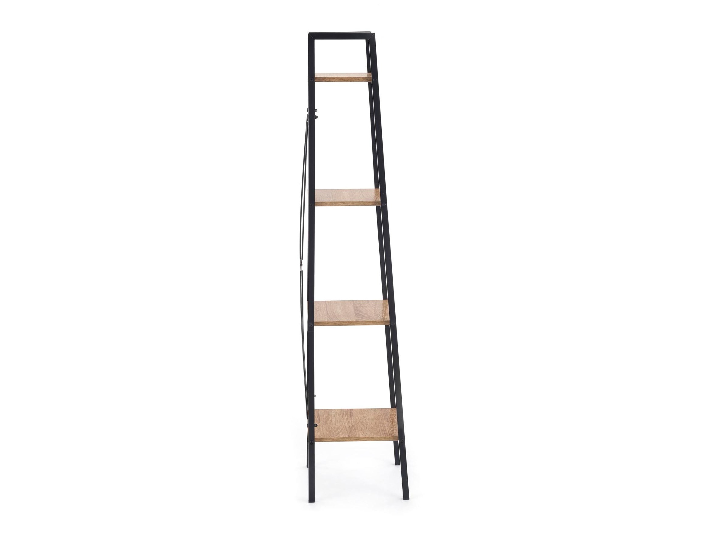 Polica Houston 1891 (Sonoma hrast + Crna)