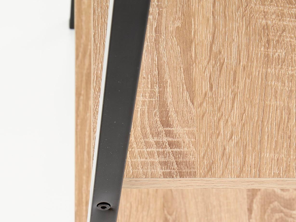 Polica Houston 1891 (Sonoma hrast + Crna)