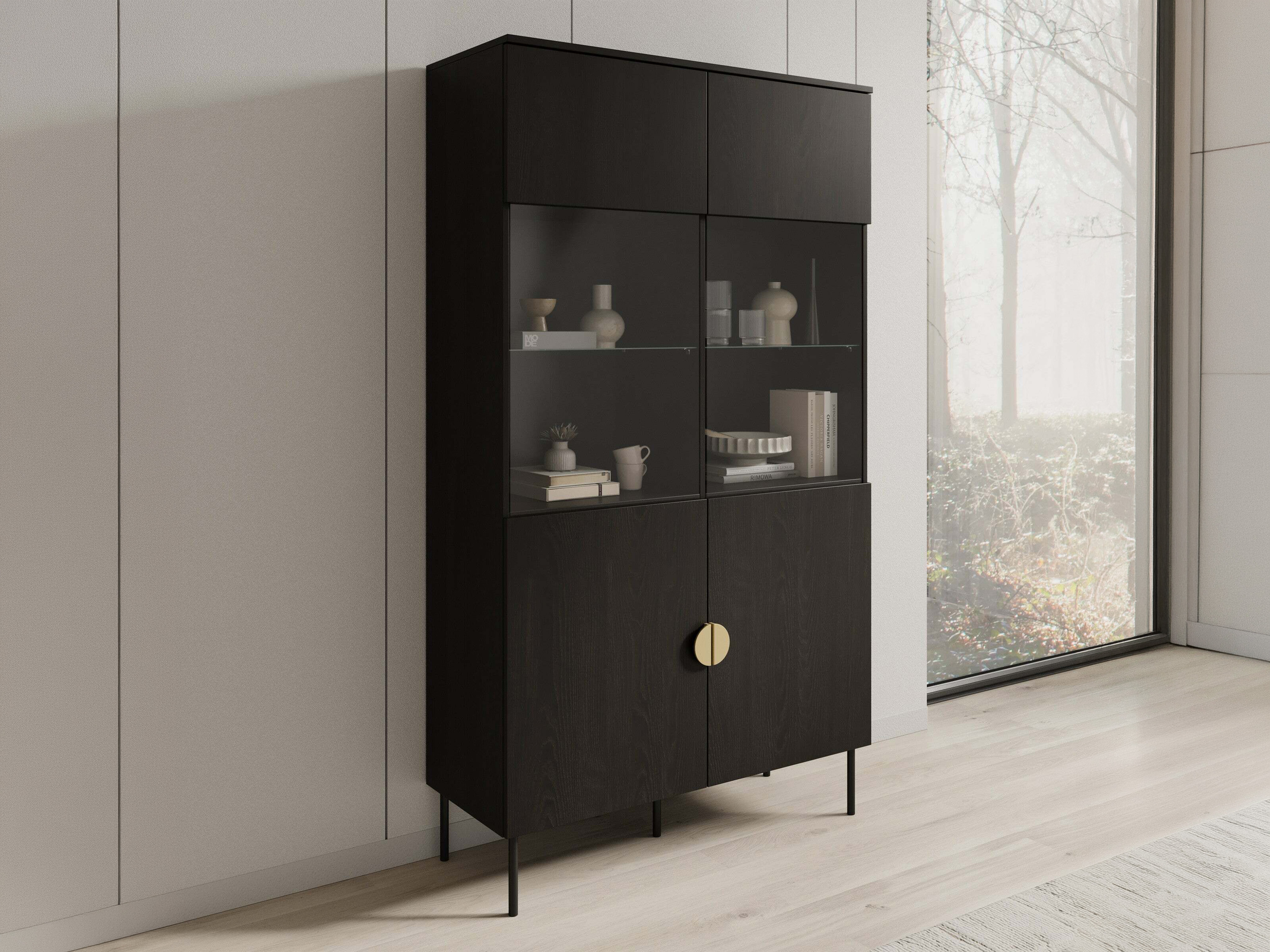 Polica Morsono 104 (Crna)