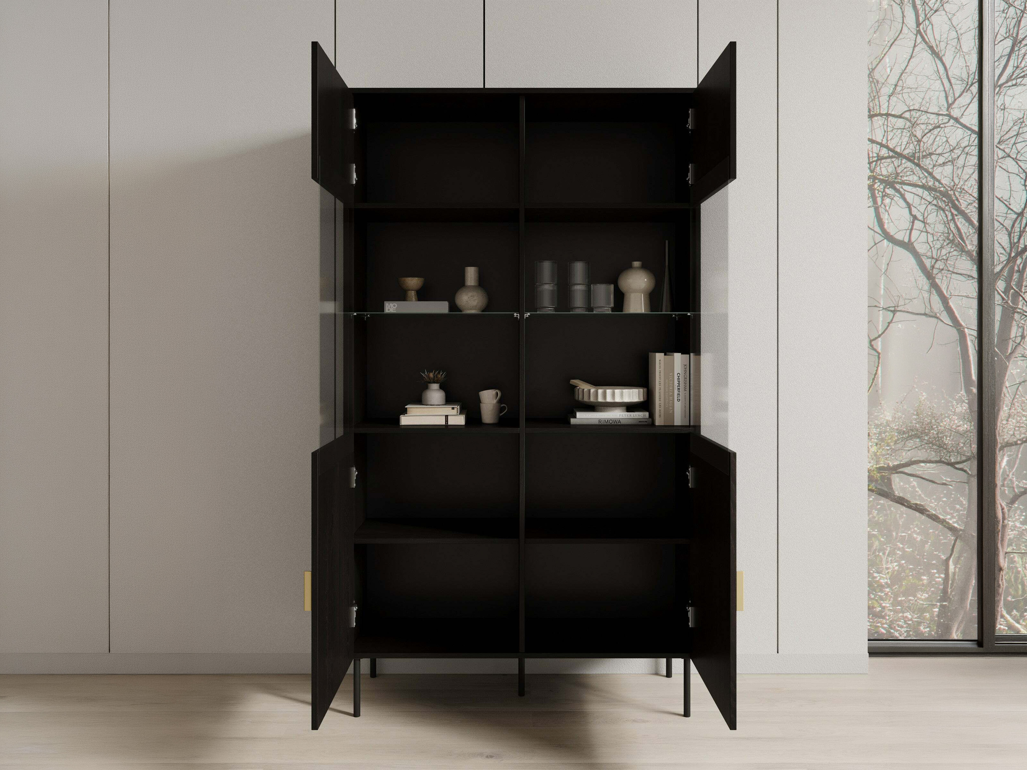 Polica Morsono 104 (Crna)