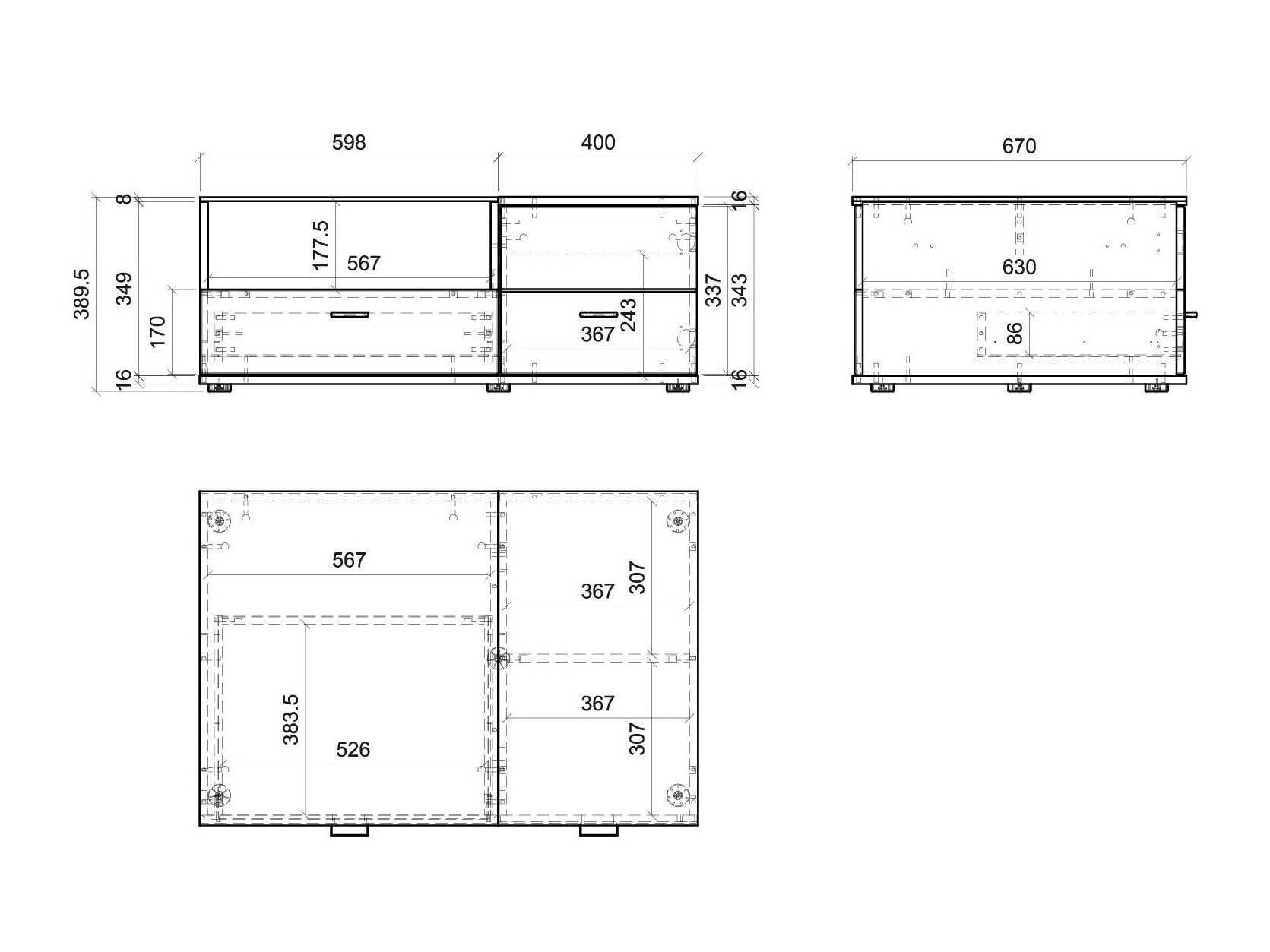 Set za dnevni boravak Alnue 107