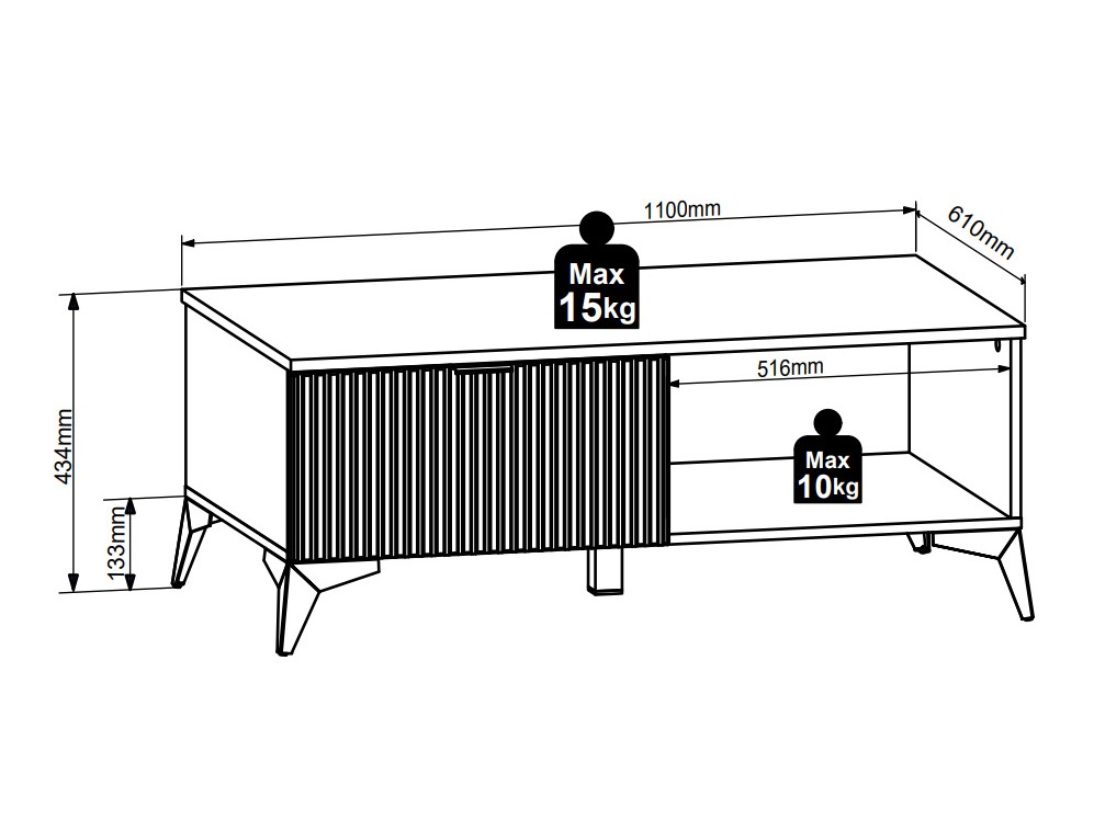 Stolić za kavu Ruvmeli 106