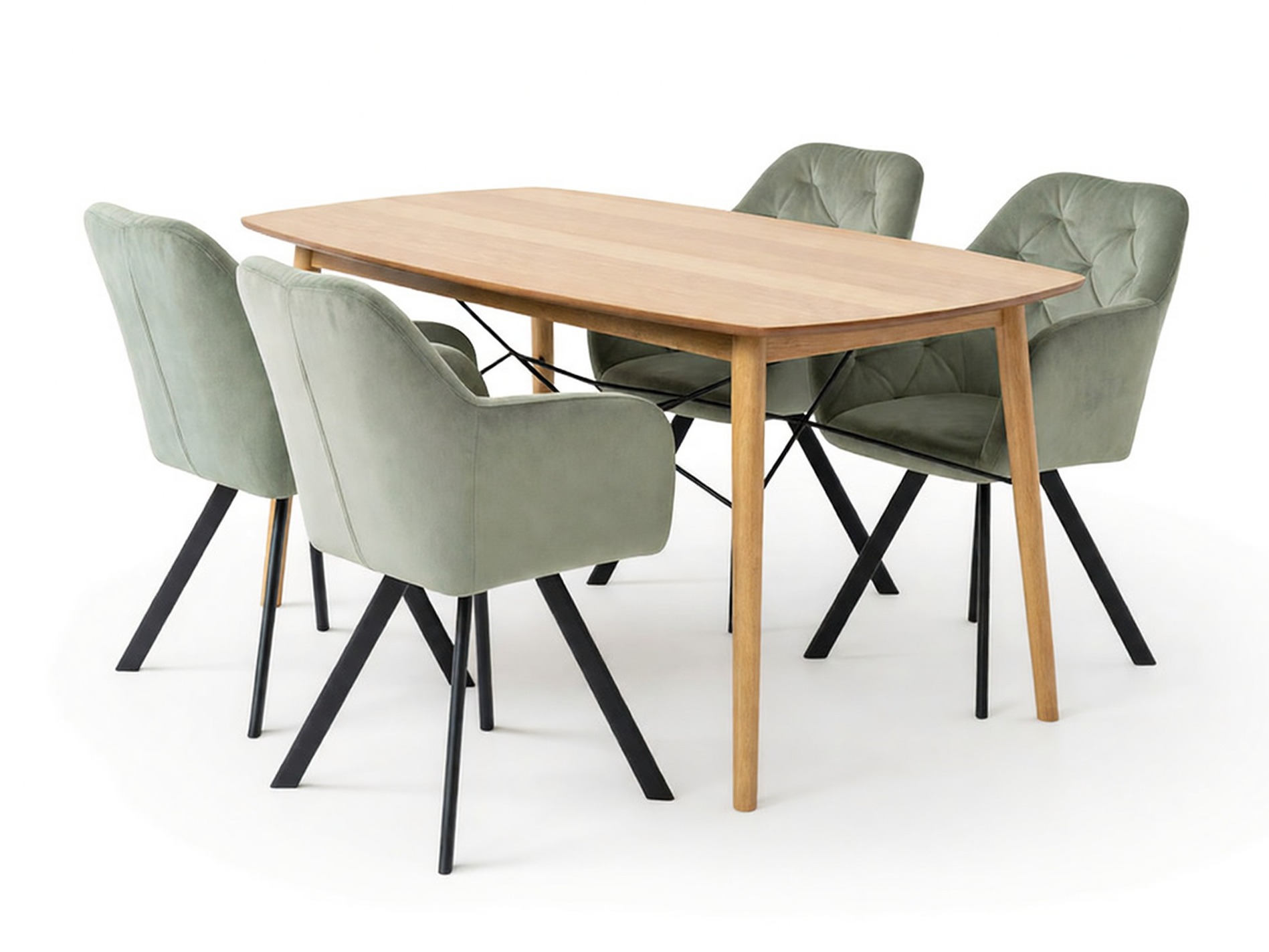 Blagovaonski set Norsica Daltea 117 (Bež + Crna)