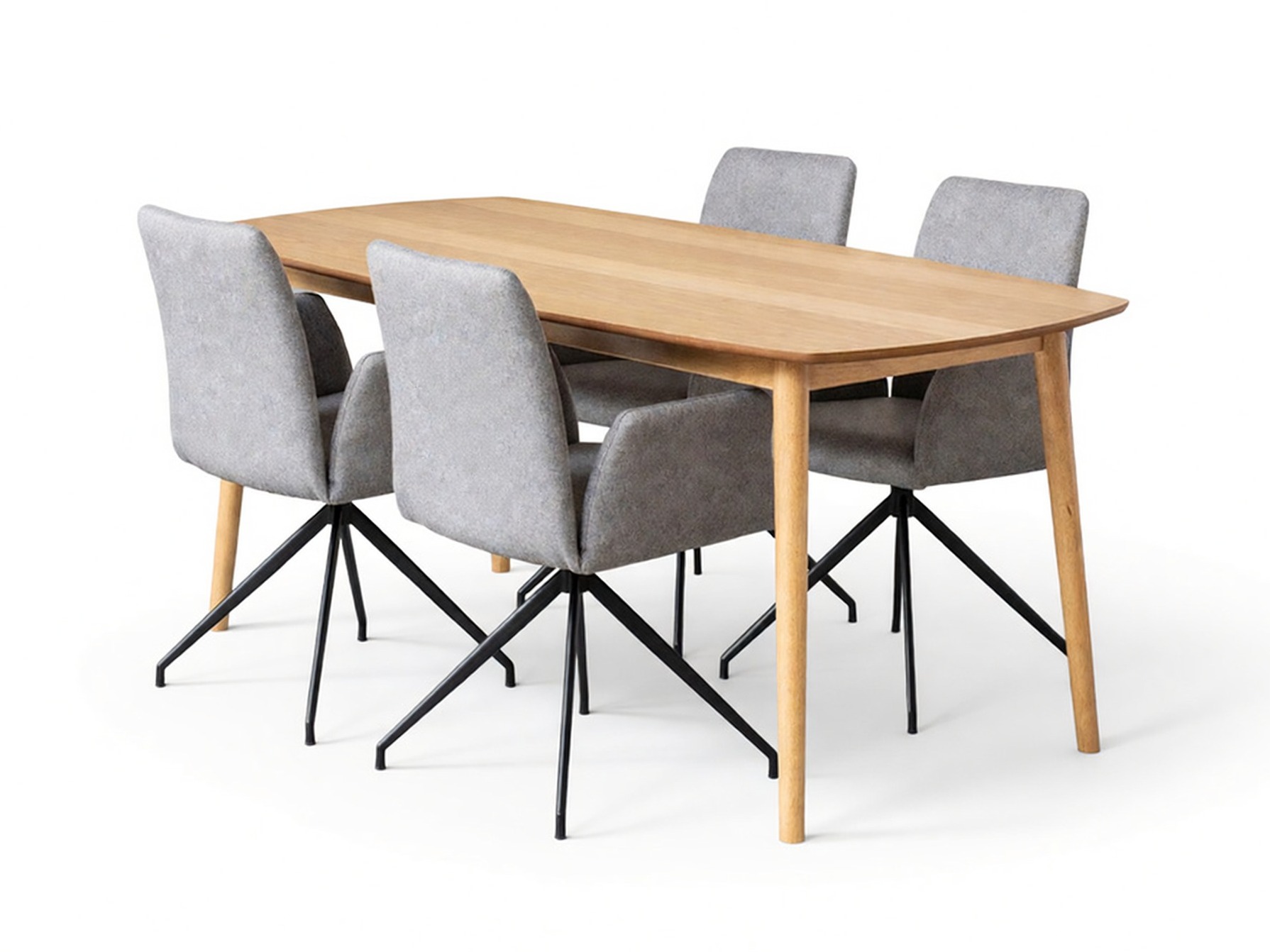 Blagovaonski set Norsica Daltea 118 (Siva + Crna)