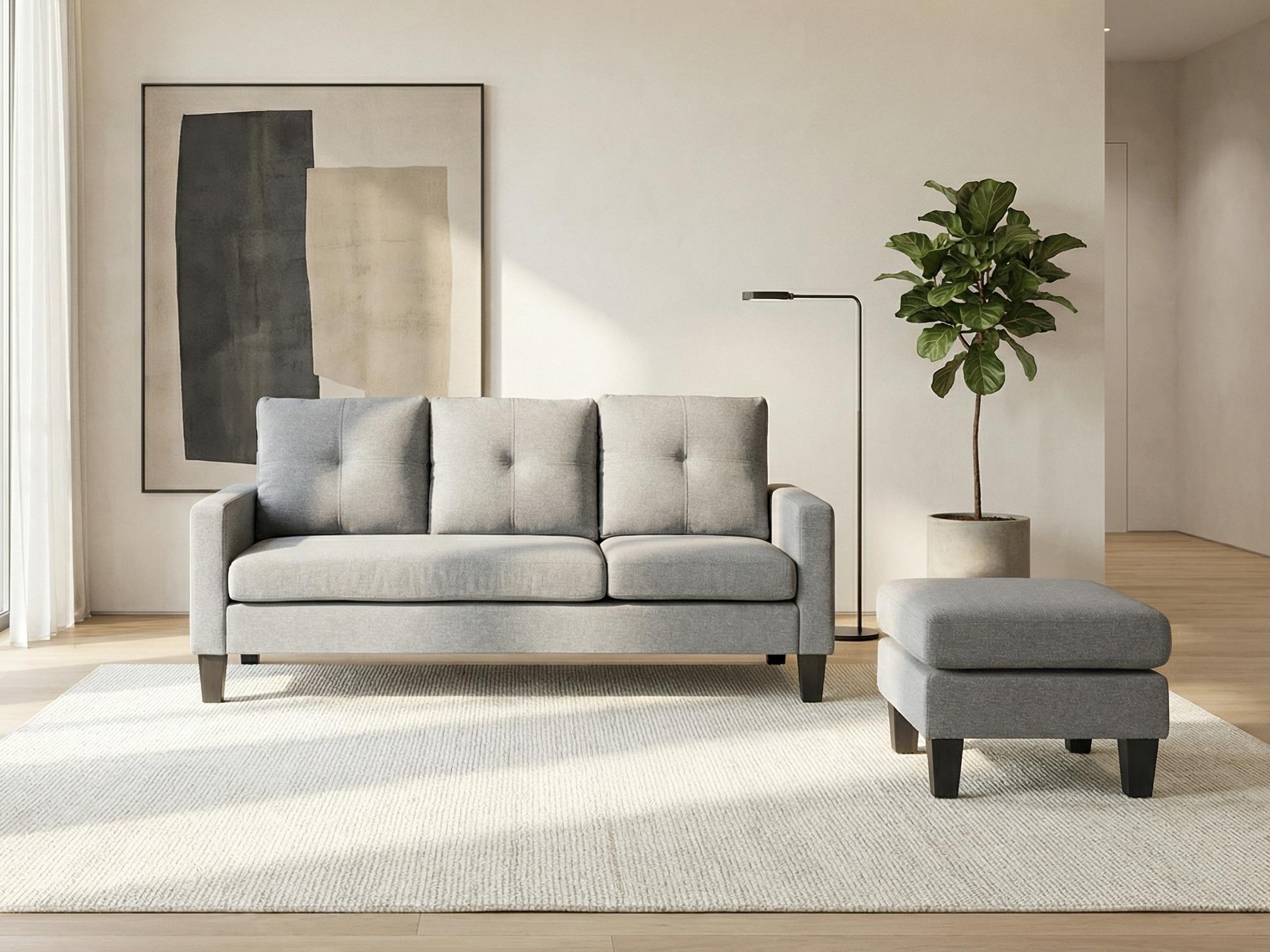 Tapecirani namještaj Houston 1825 (Siva)