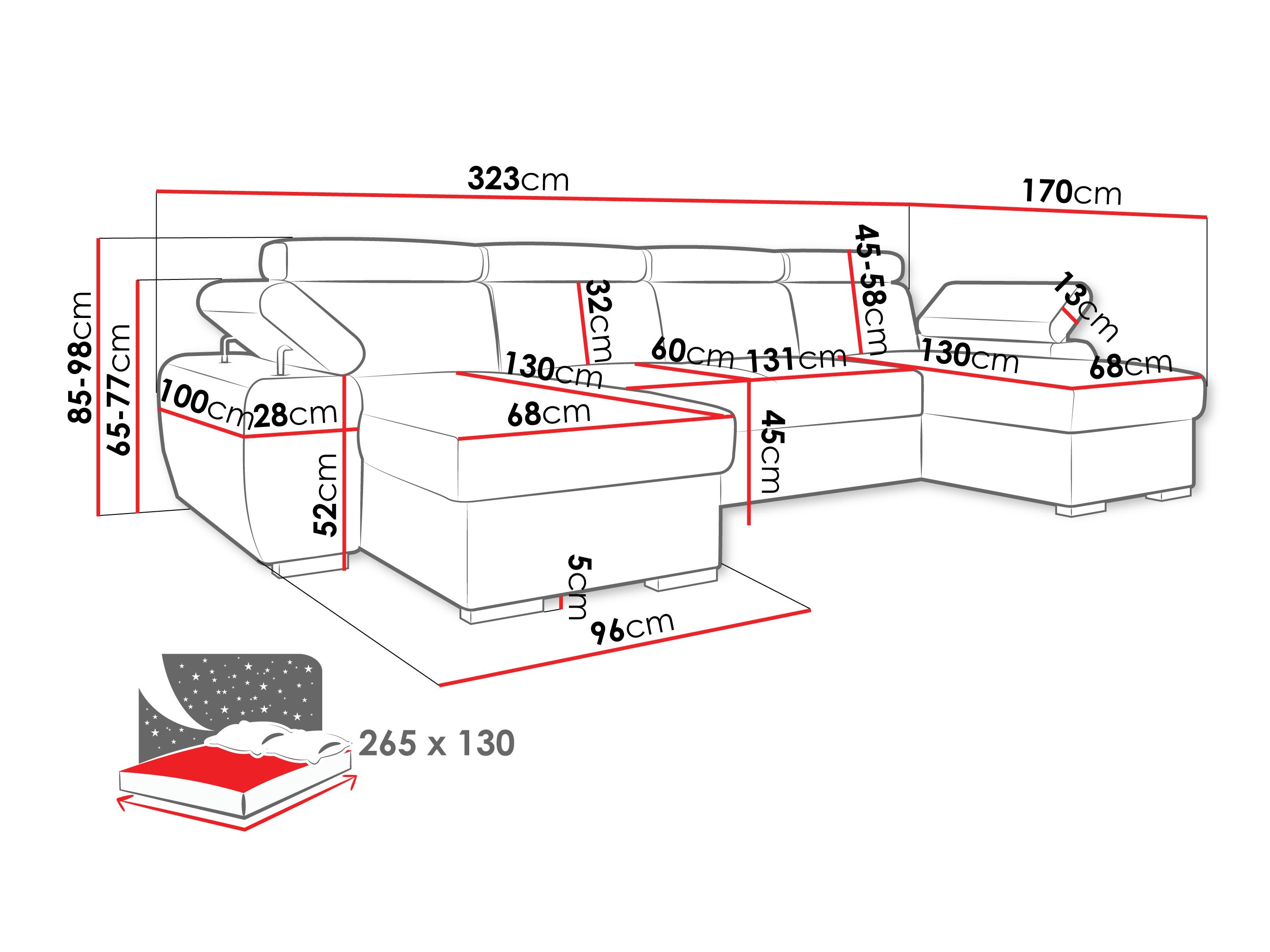 Kutna garnitura Columbus 253 (Lumo 55)