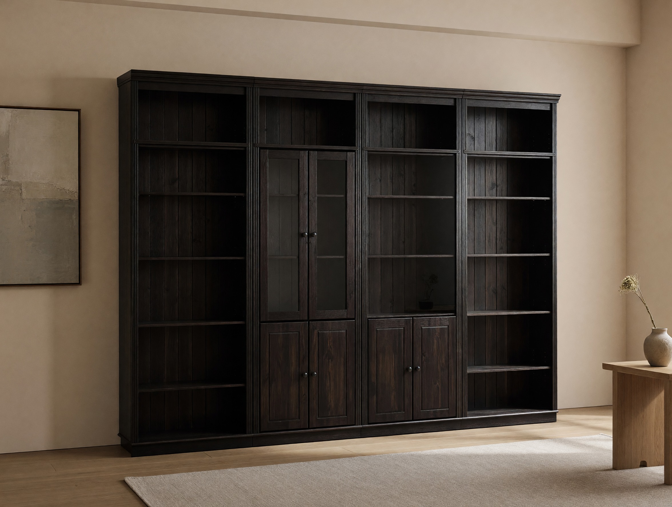 Set polica Saltoro 112 (Tamno smeđa)