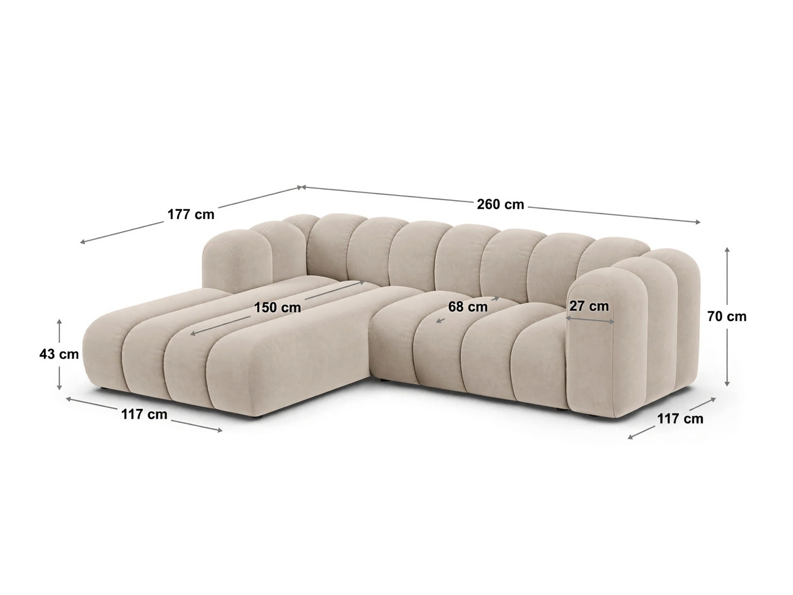 Modularna kutna garnitura Cirleve 112 (Eden 02)