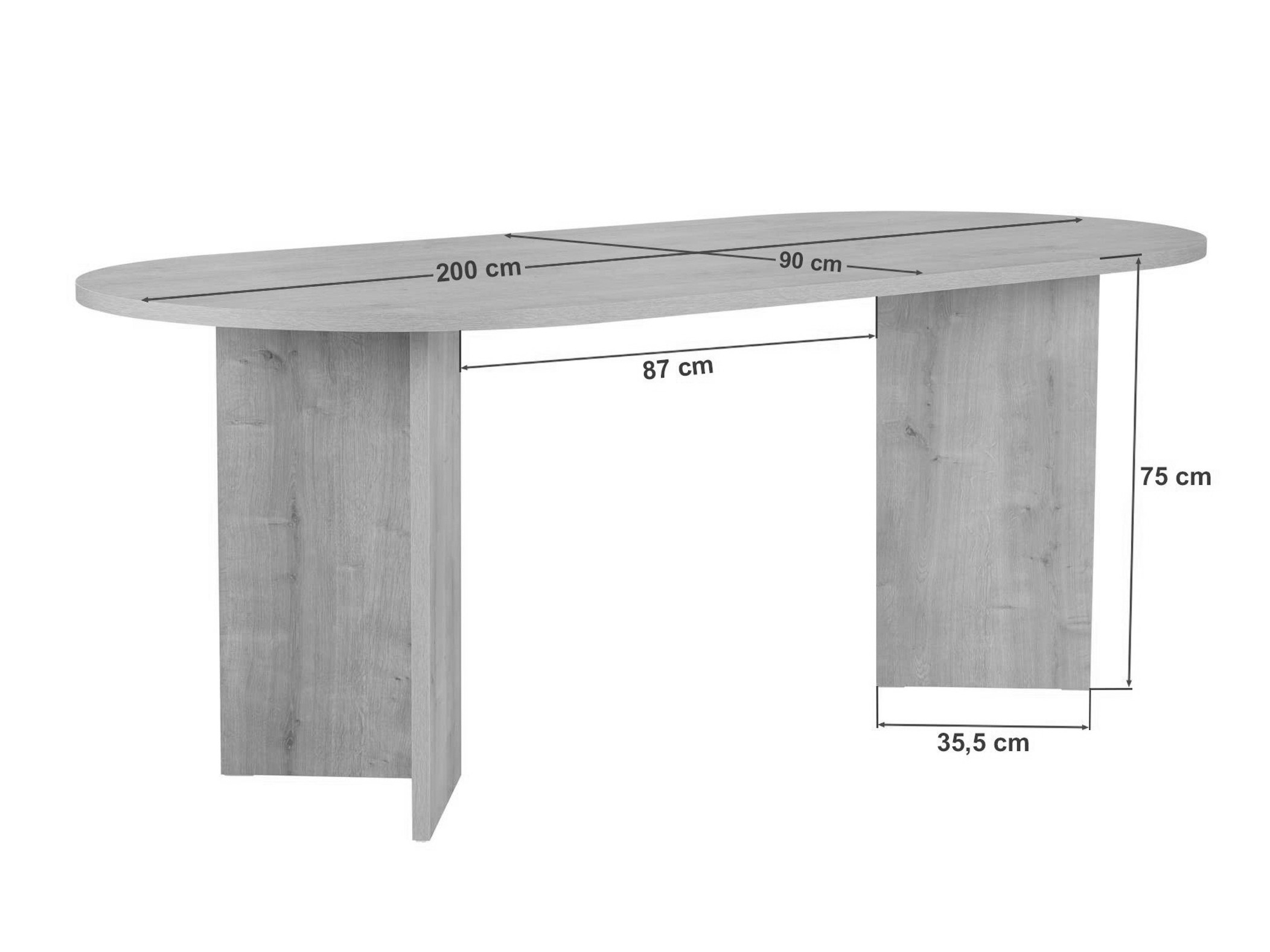 Stol SC10135 s oštećenim pakiranjem