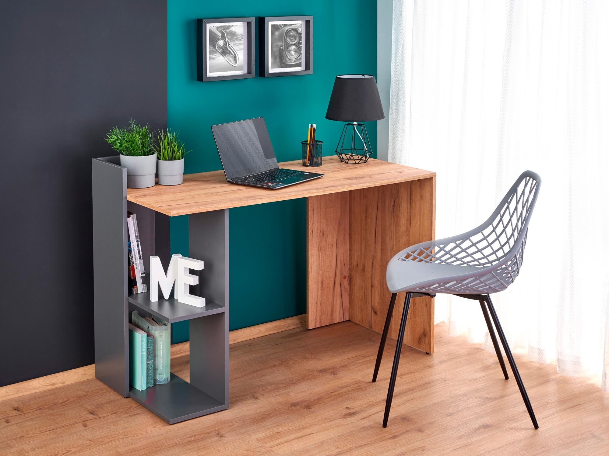 Uredski stol Houston 825 (Hrast + Antracit)