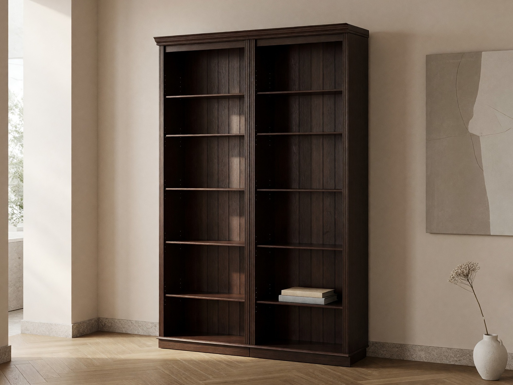 Set polica Saltoro 116 (Tamno smeđa)