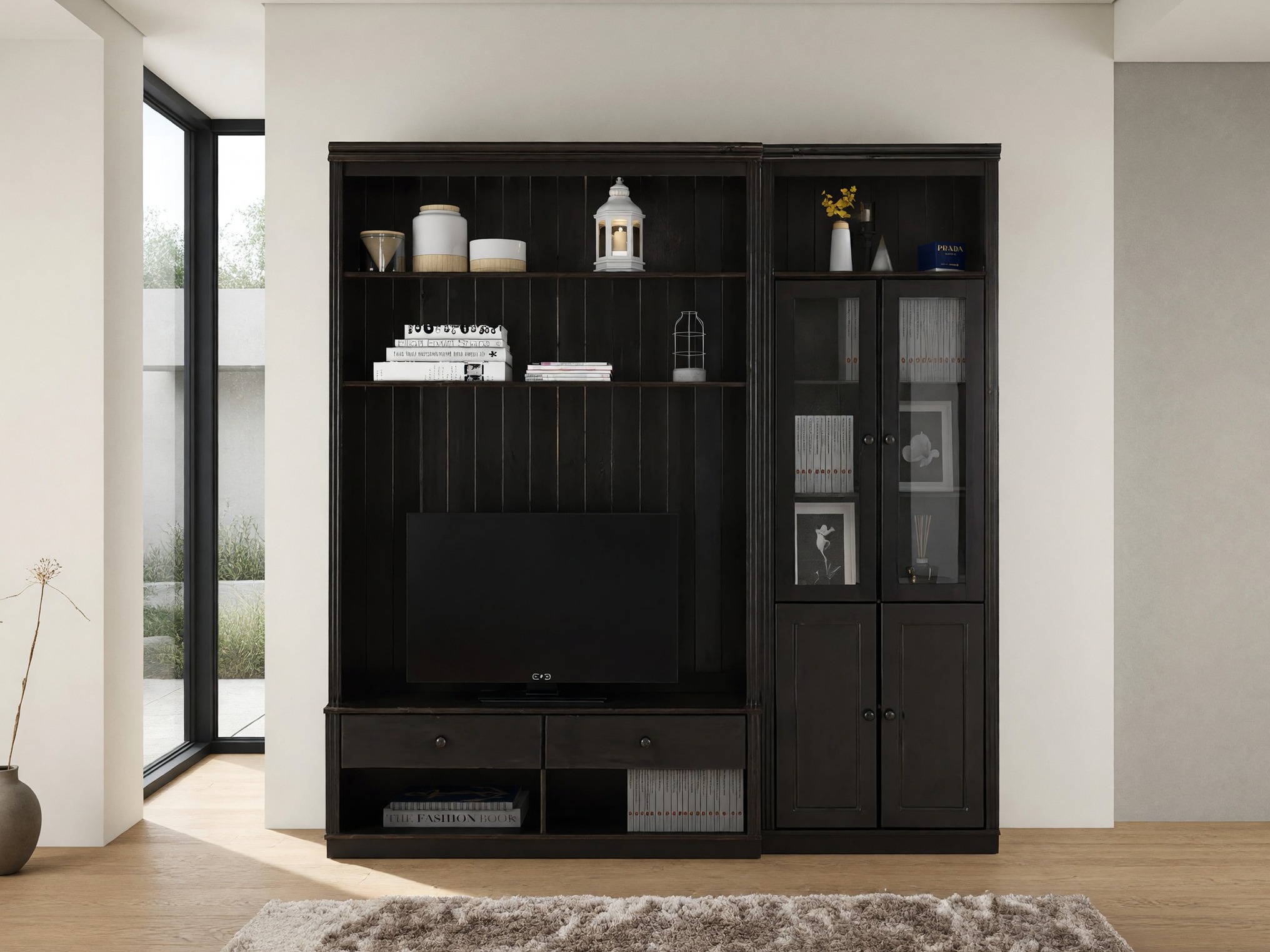 Set za dnevni boravak Saltoro 124 (Tamno smeđa)