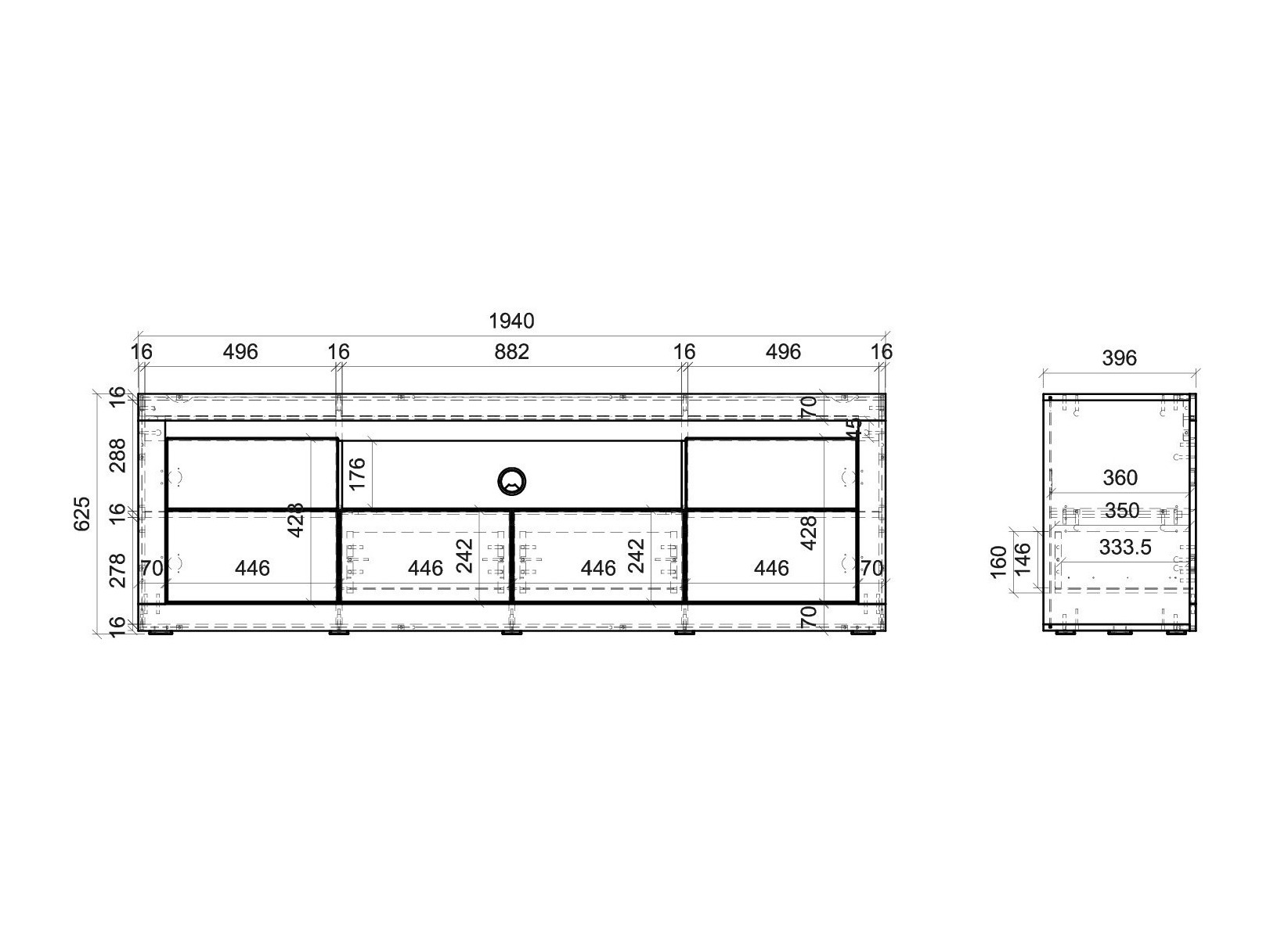 Set za dnevni boravak Ophtola 121 (Lijevo)
