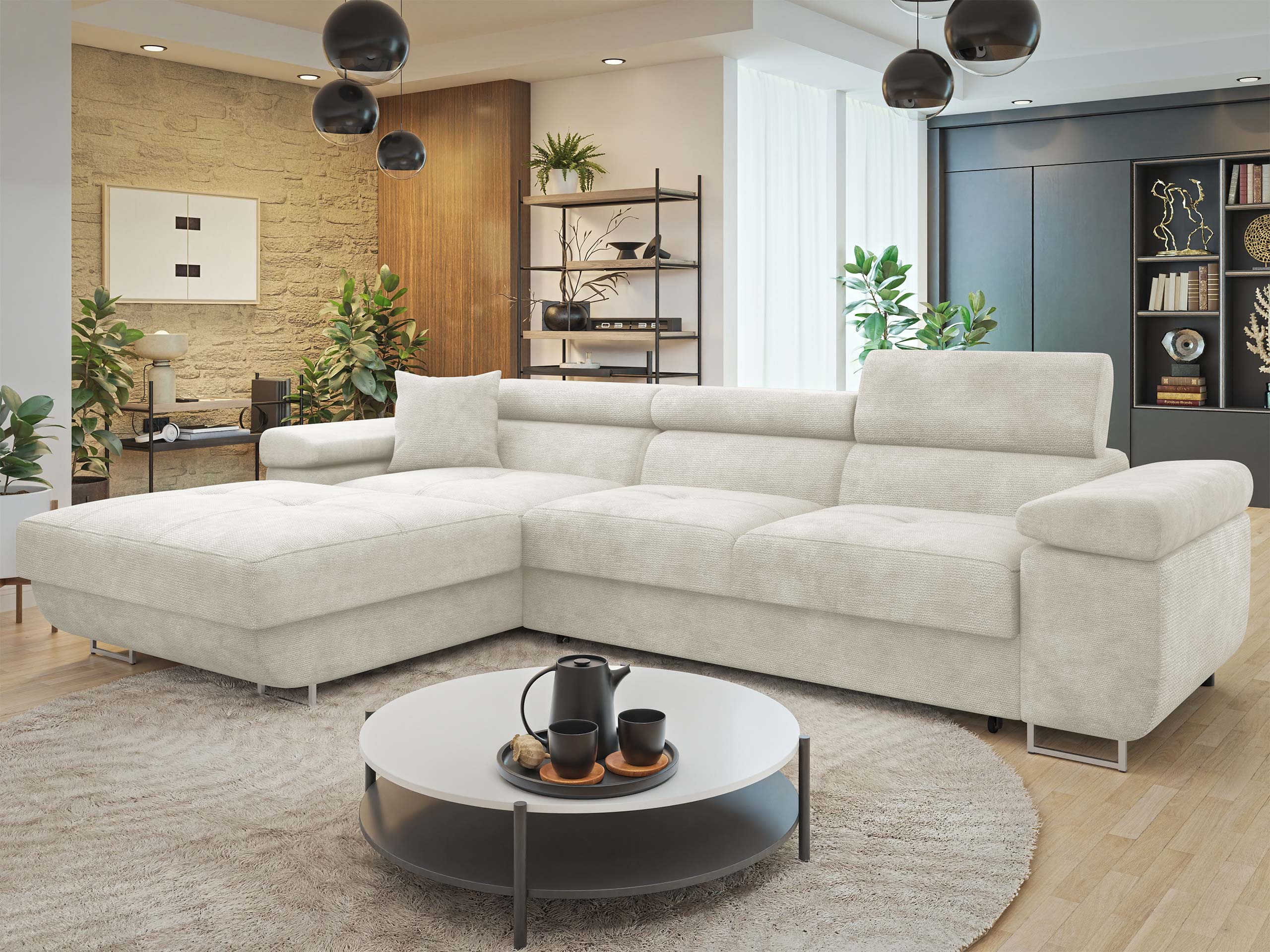 Kutna garnitura Comfivo Vinetum II (Lumo 55)