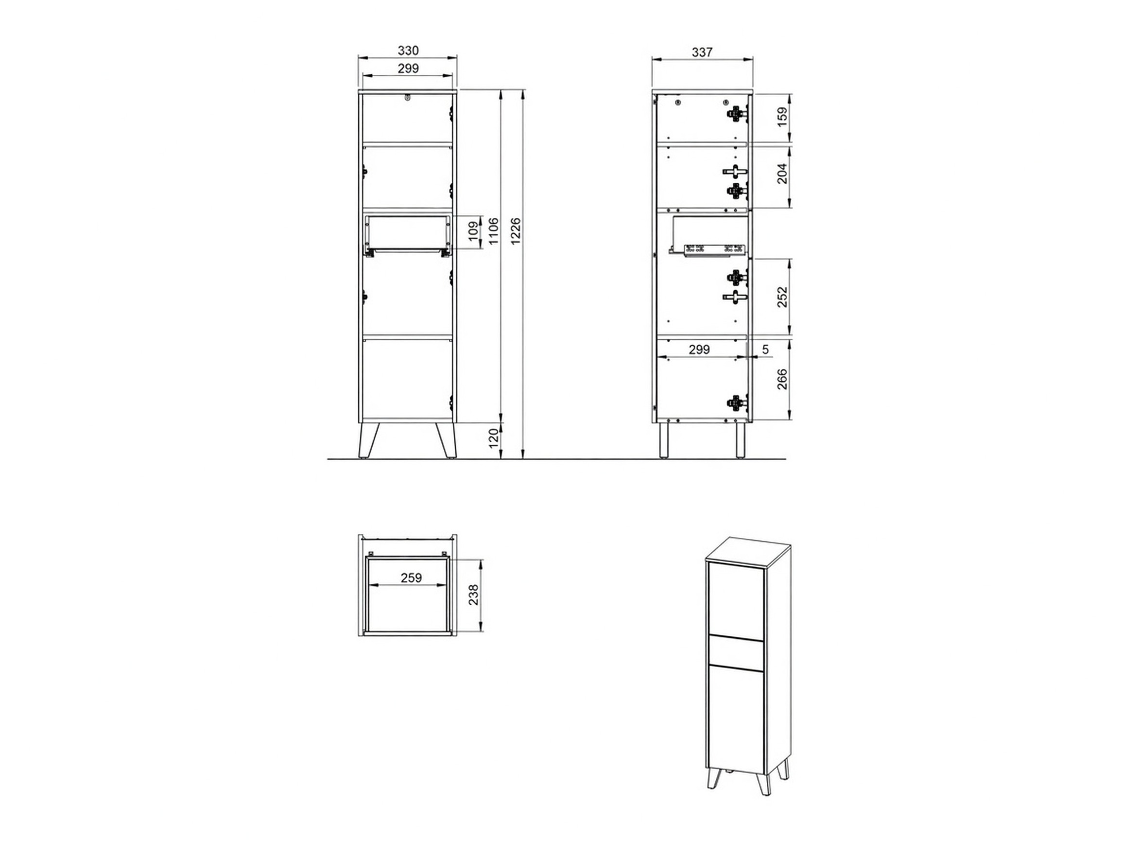 Kupaonski namještaj Voseri 109