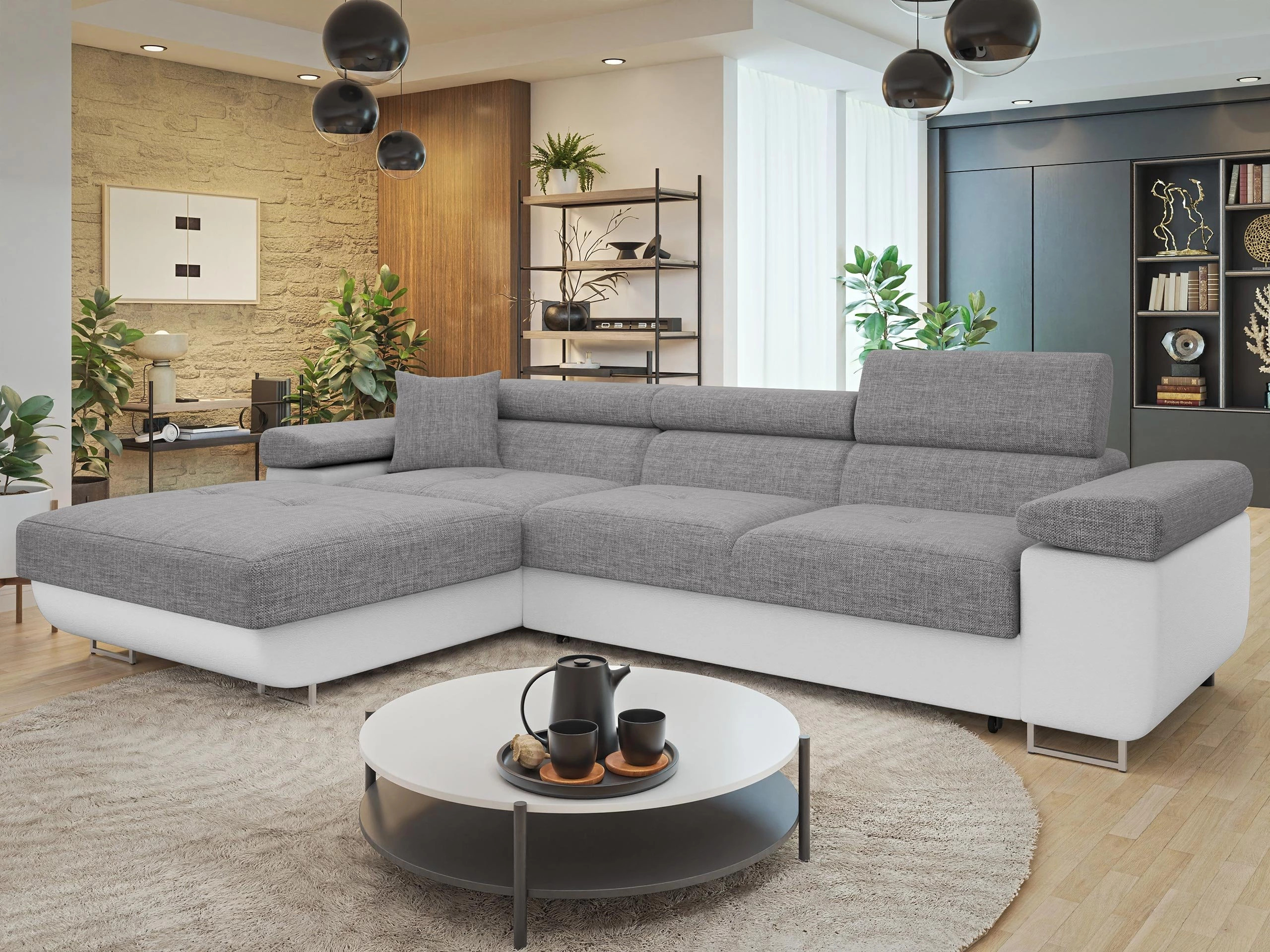 Kutna garnitura Comfivo Vinetum II (Soft 017 + Lux 05)