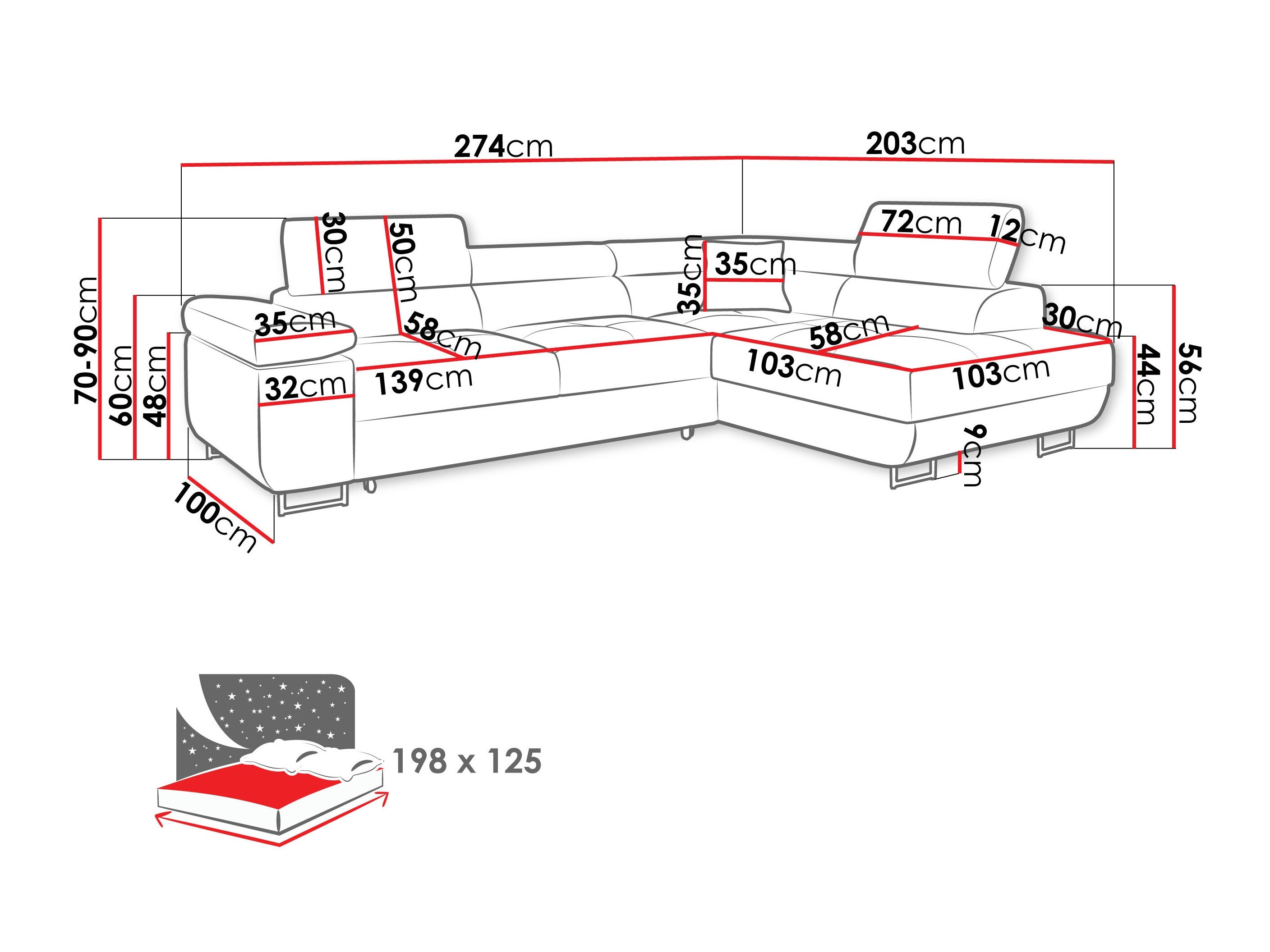 Kutna garnitura Comfivo Vinetum (Manila 26)