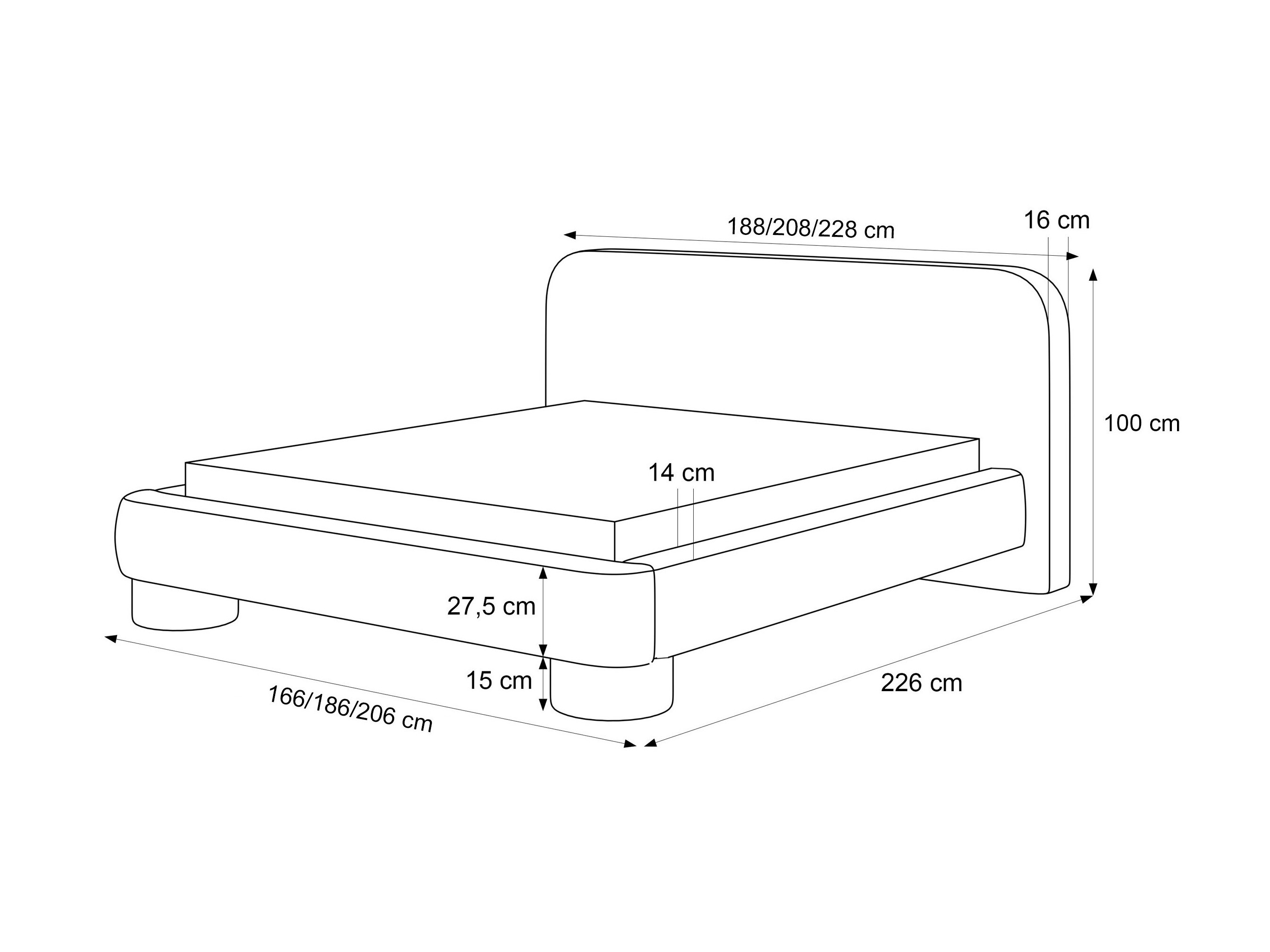 Krevet Martinez 130 (Alice 3)