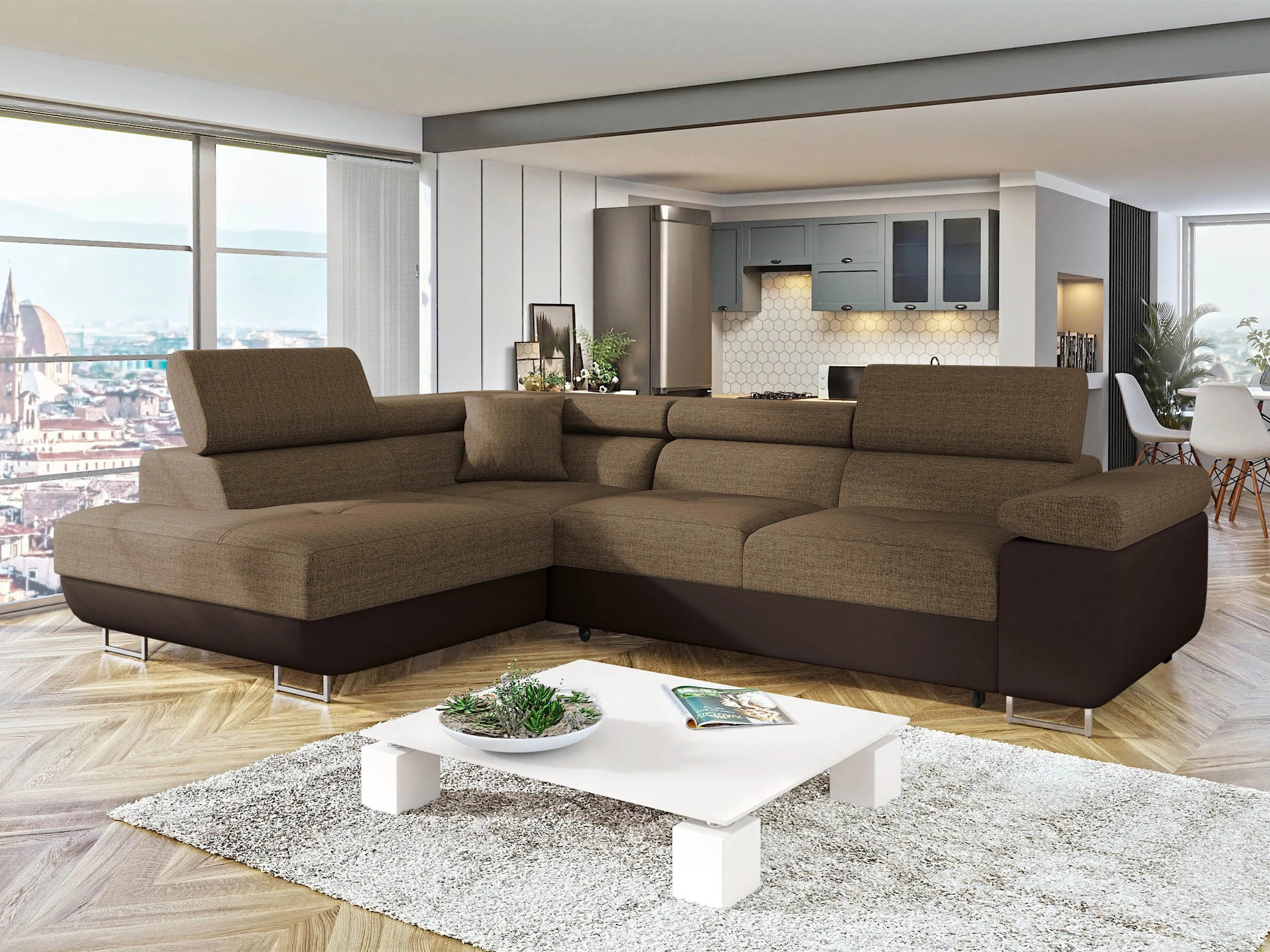 Kutna garnitura Comfivo Vinetum (Soft 066 + Lux 03)