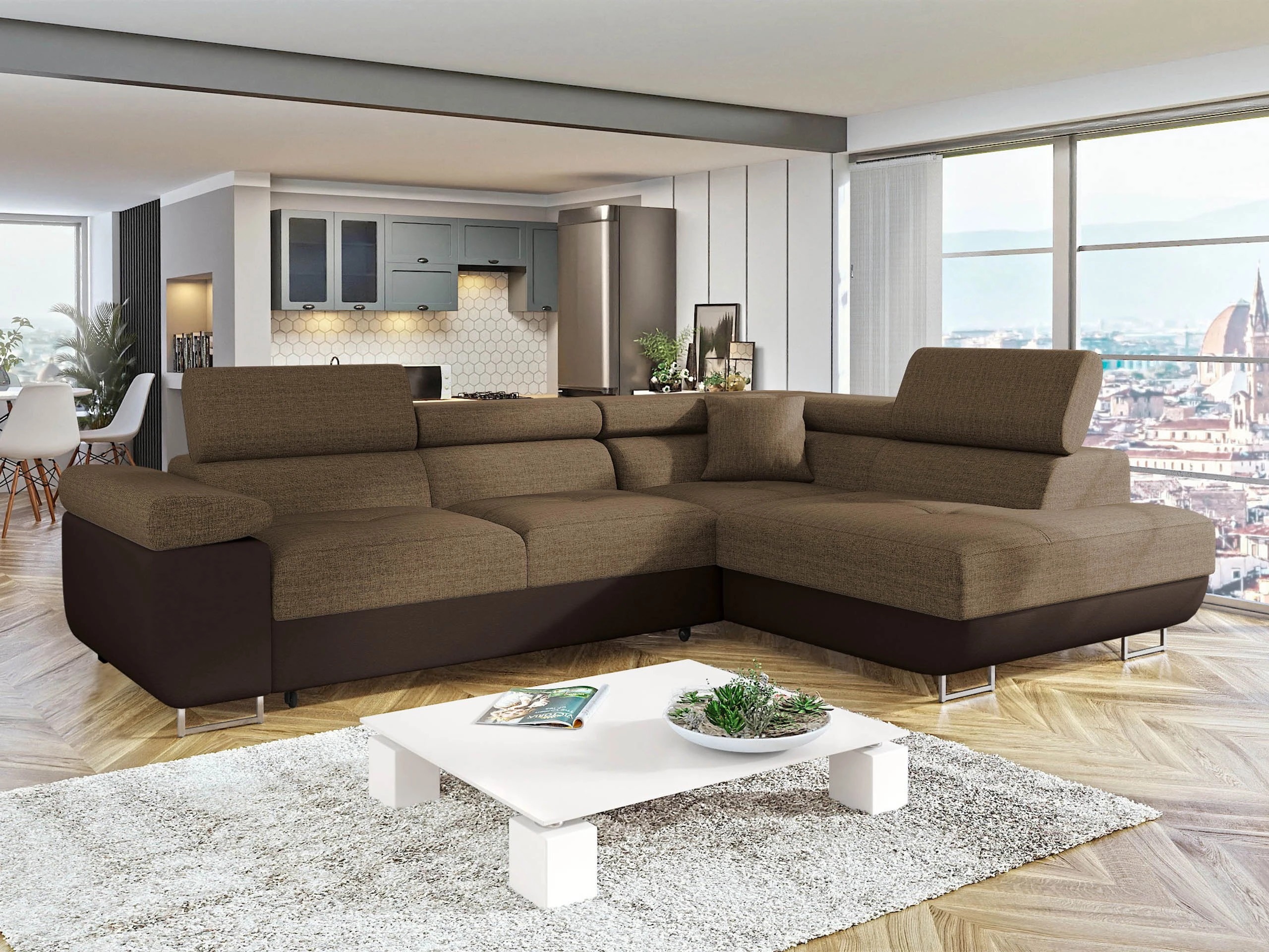 Kutna garnitura Comfivo Vinetum (Soft 066 + Lux 03)