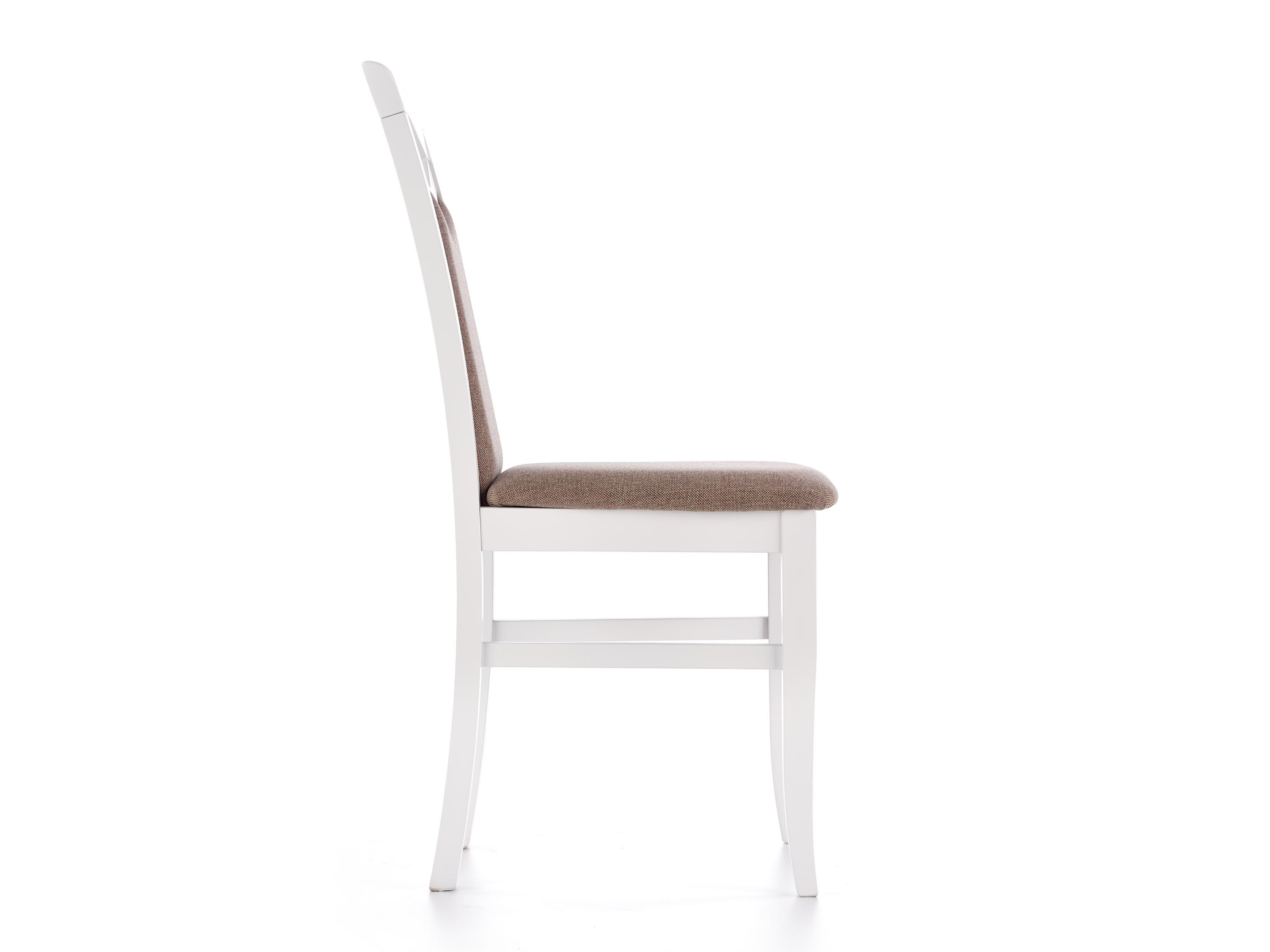 Stolica Houston 578 (Bijela + Svijetlo smeđa)