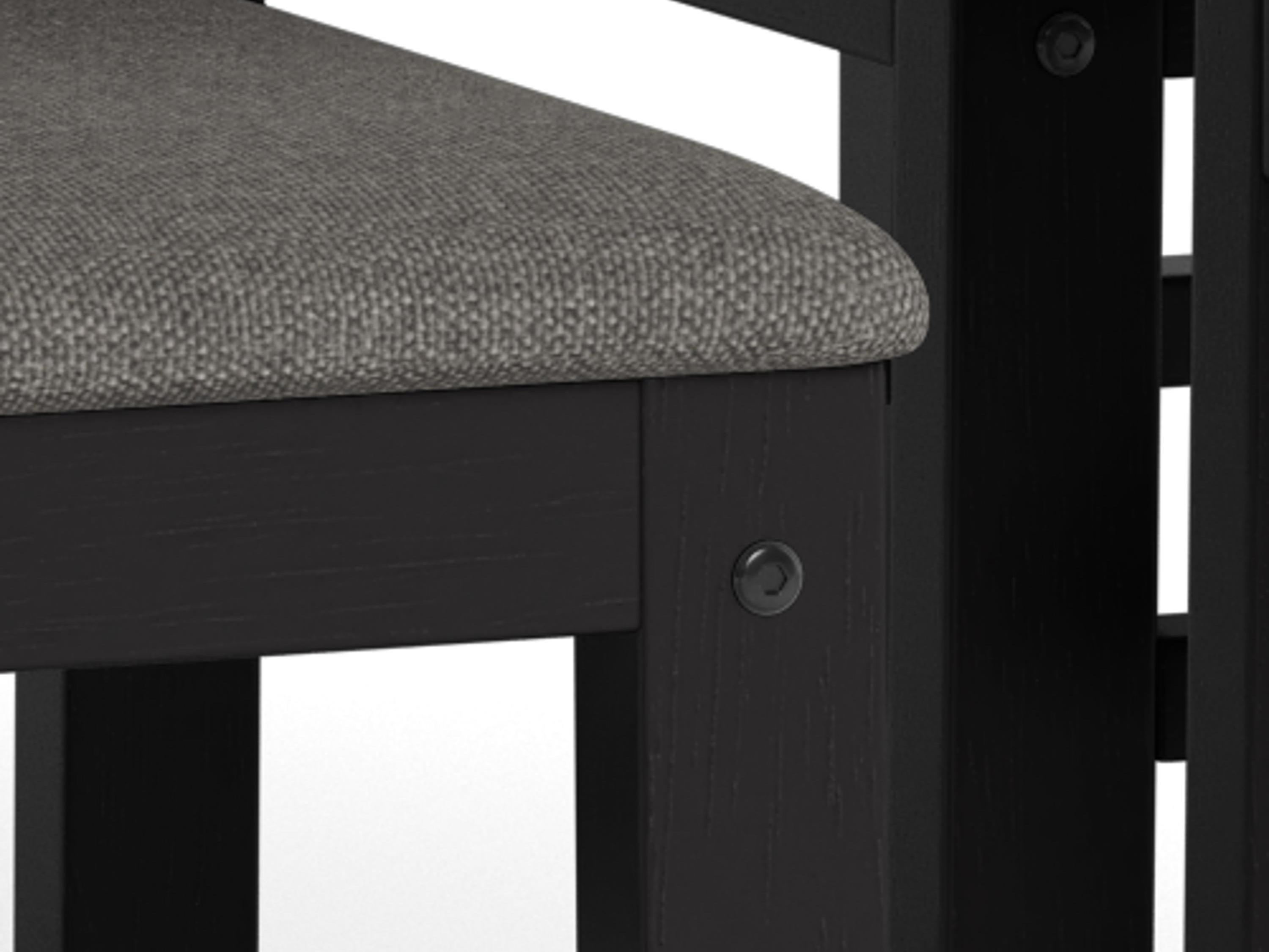 Blagovaonski set Norsica 857 (Crna + Svijetlo siva)