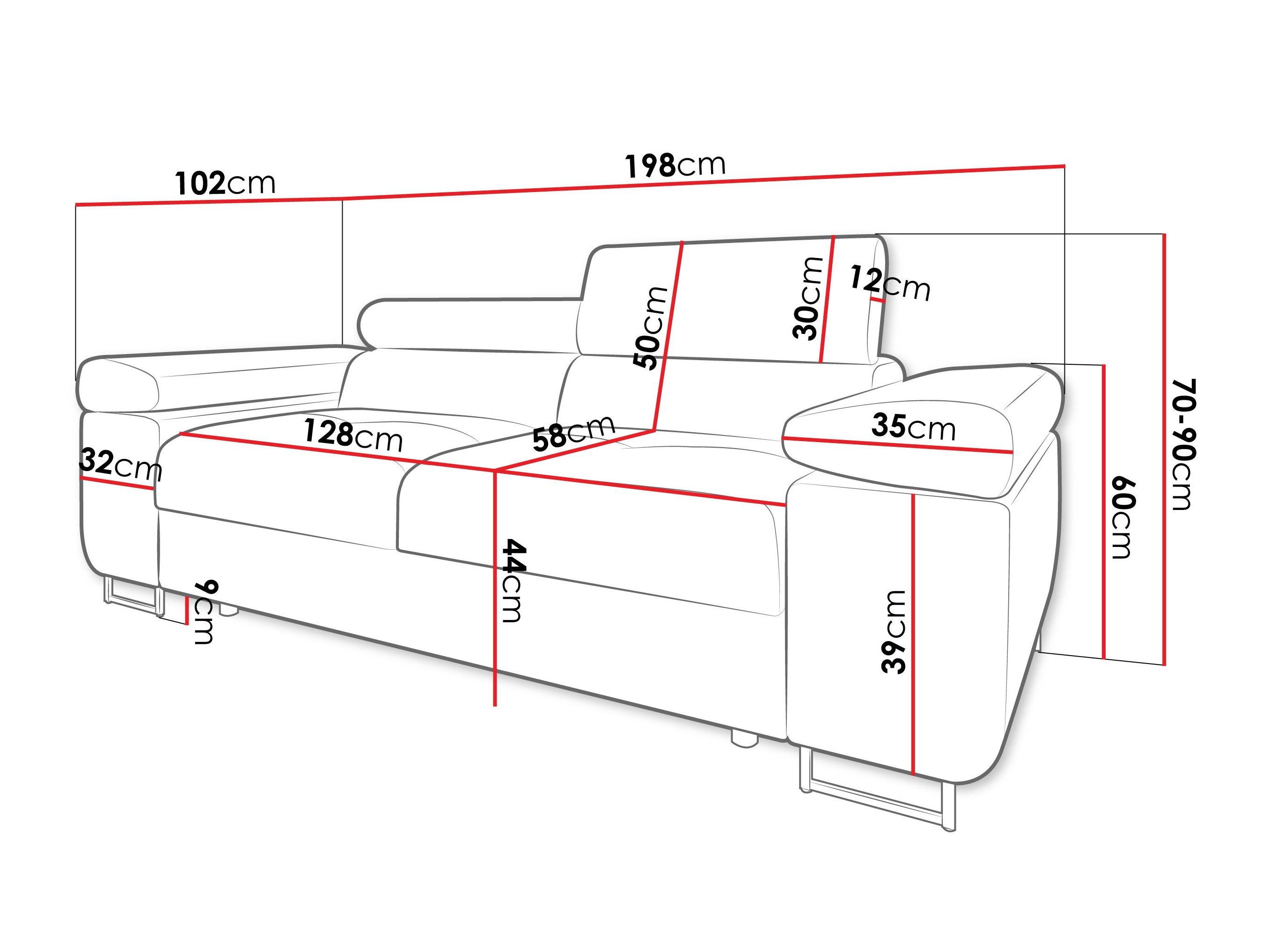 Kauč Comfivo Vinetum II (Margo 227.09)
