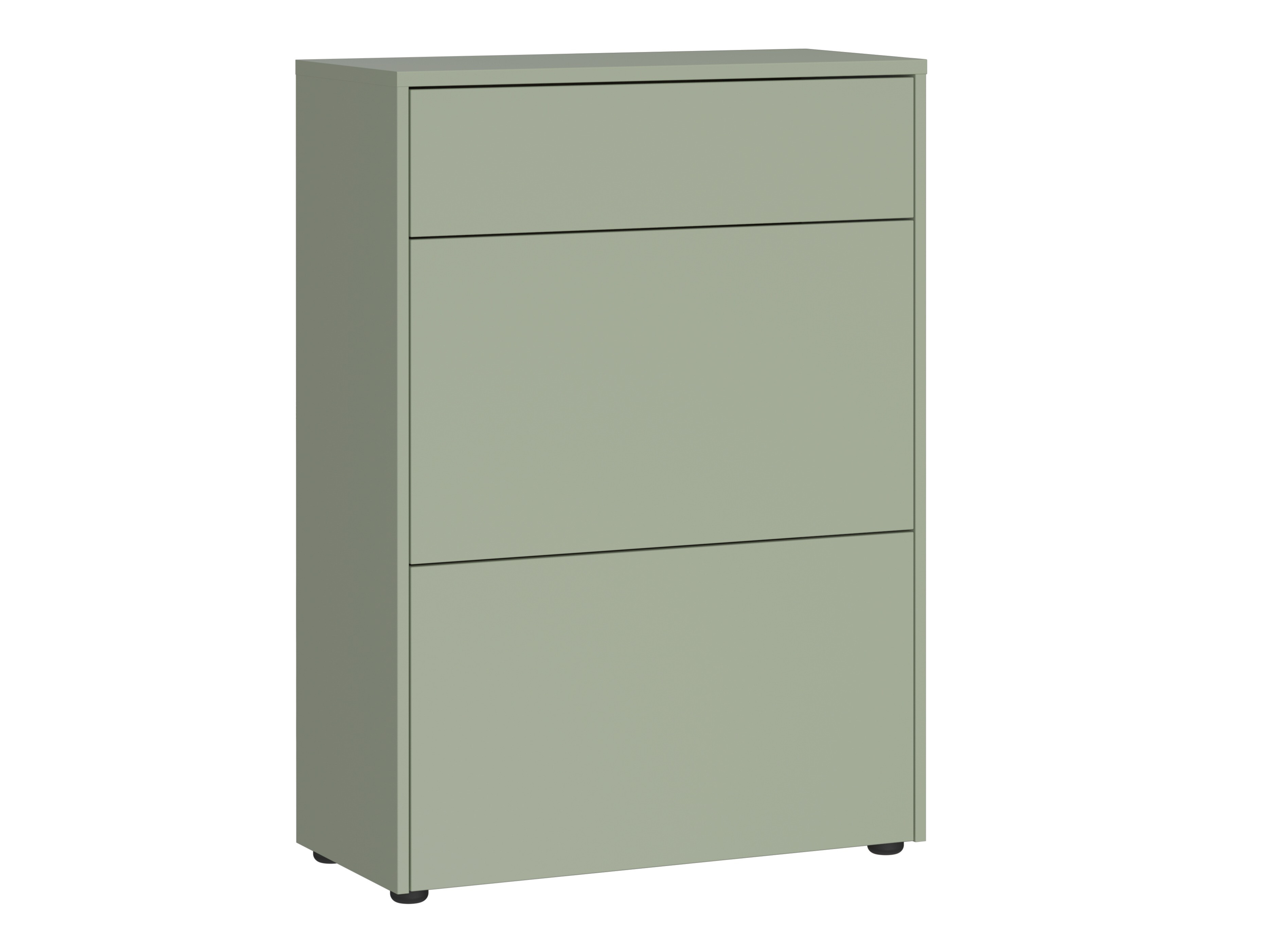 Ormarić za cipele Levfena 102 (Zelena + Navarra hrast)