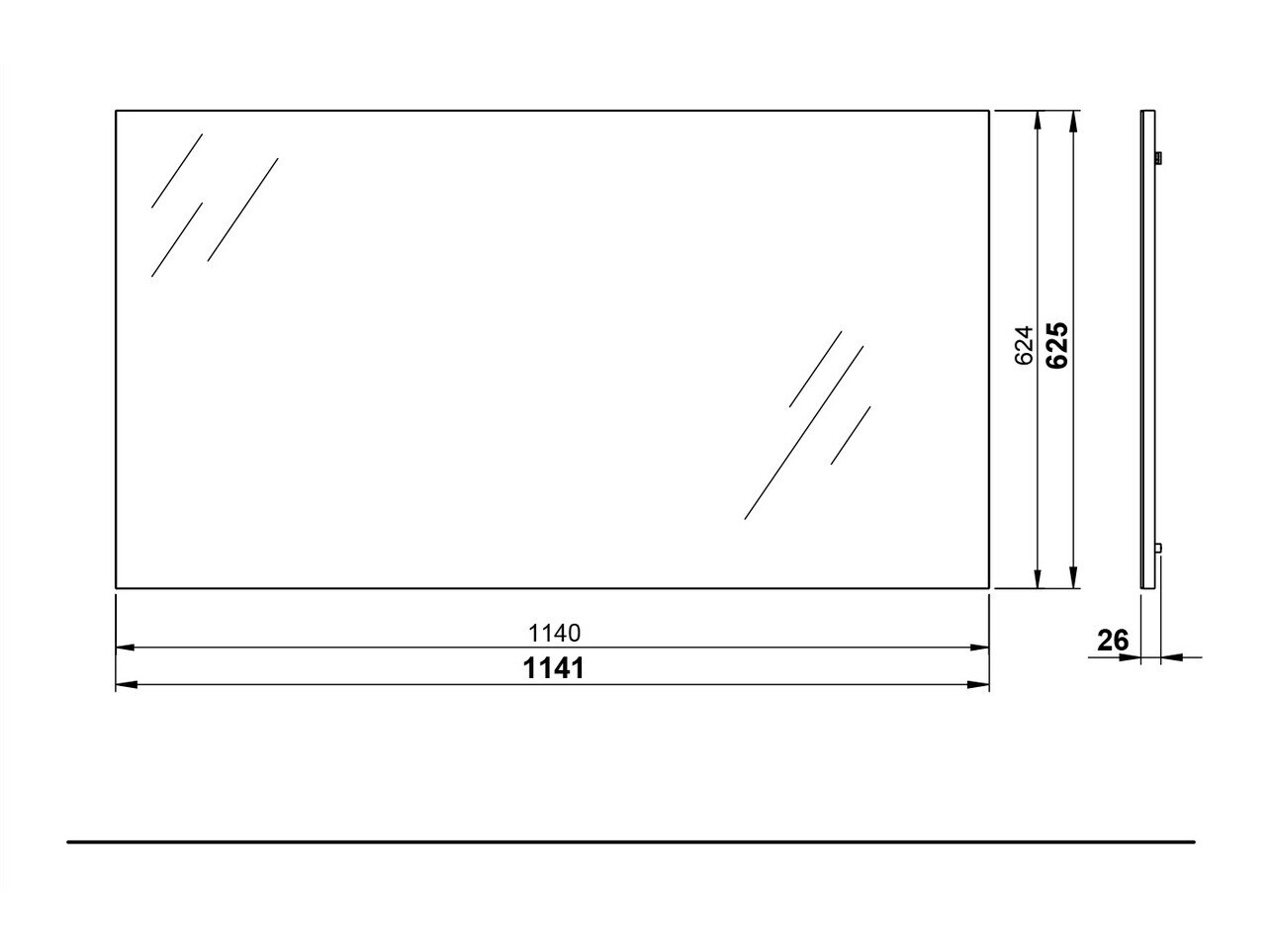 Set za hodnik Levfena 103 (Kašmir + Navarra hrast + Bijela)