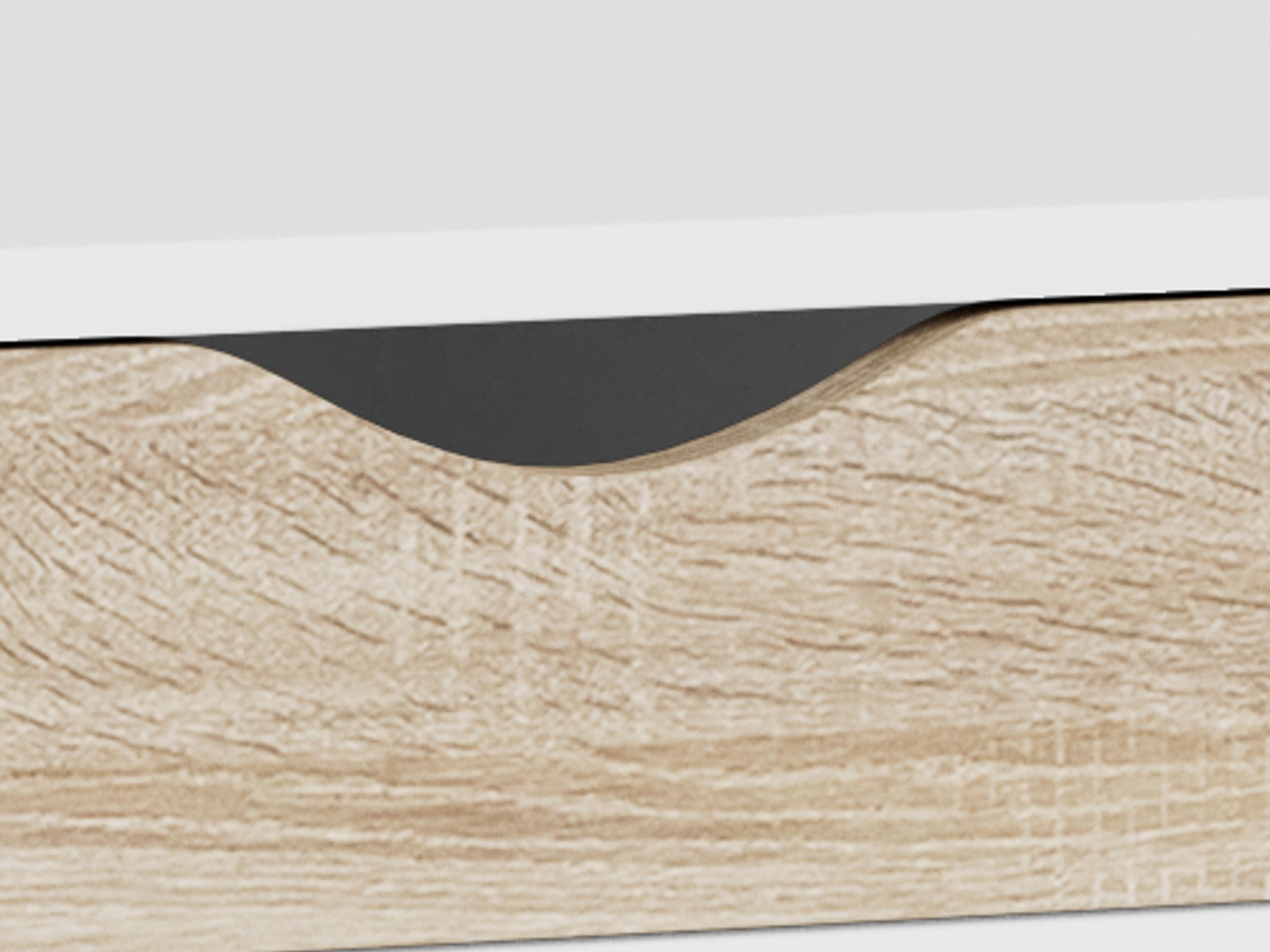 Uredski stol Norsica 113 (Bijela + Hrast)